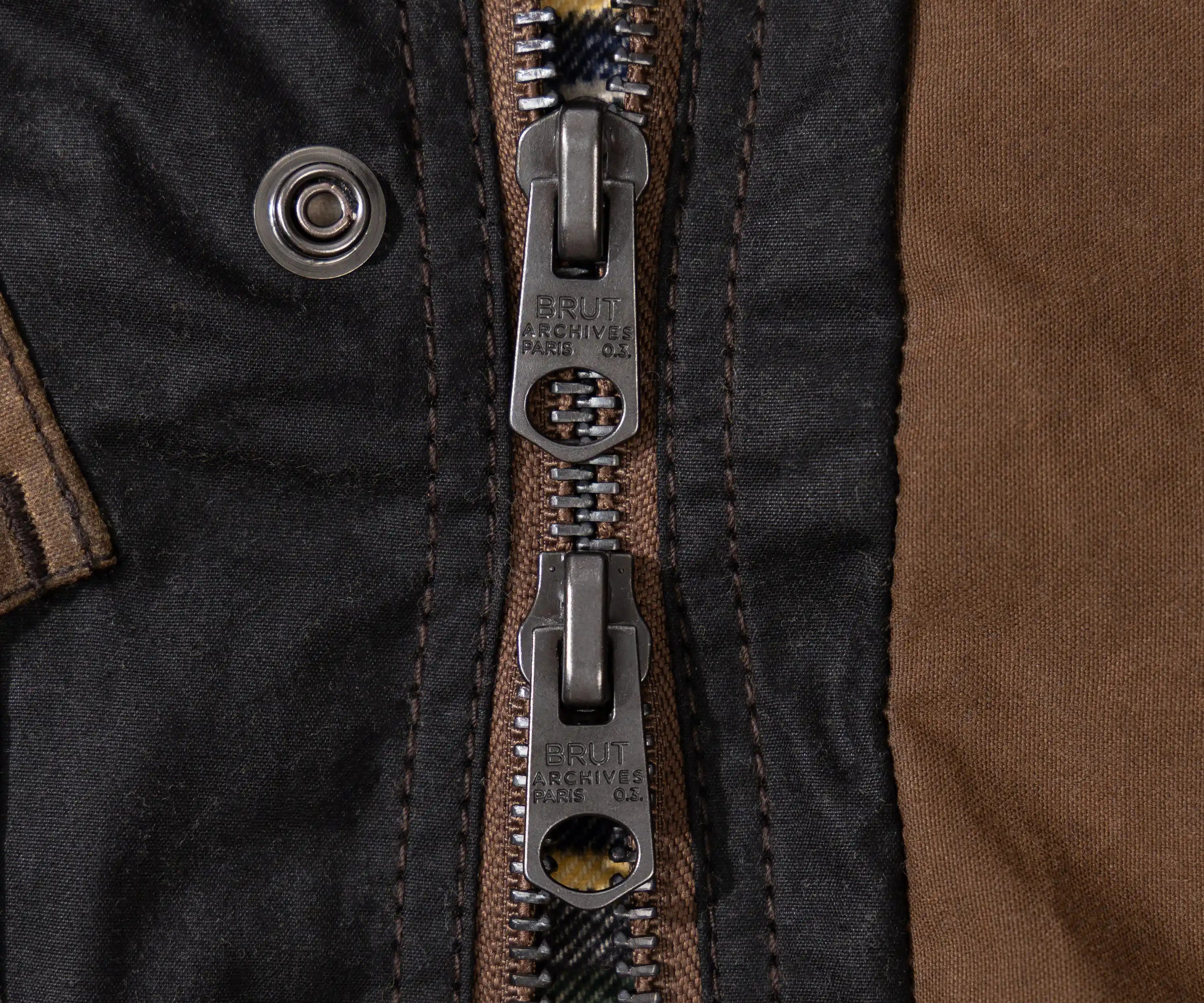 REWORK® TACTICAL WAX JACKET - N° 022 Coats & Jackets LARGE / BROWN - BRUT Clothing