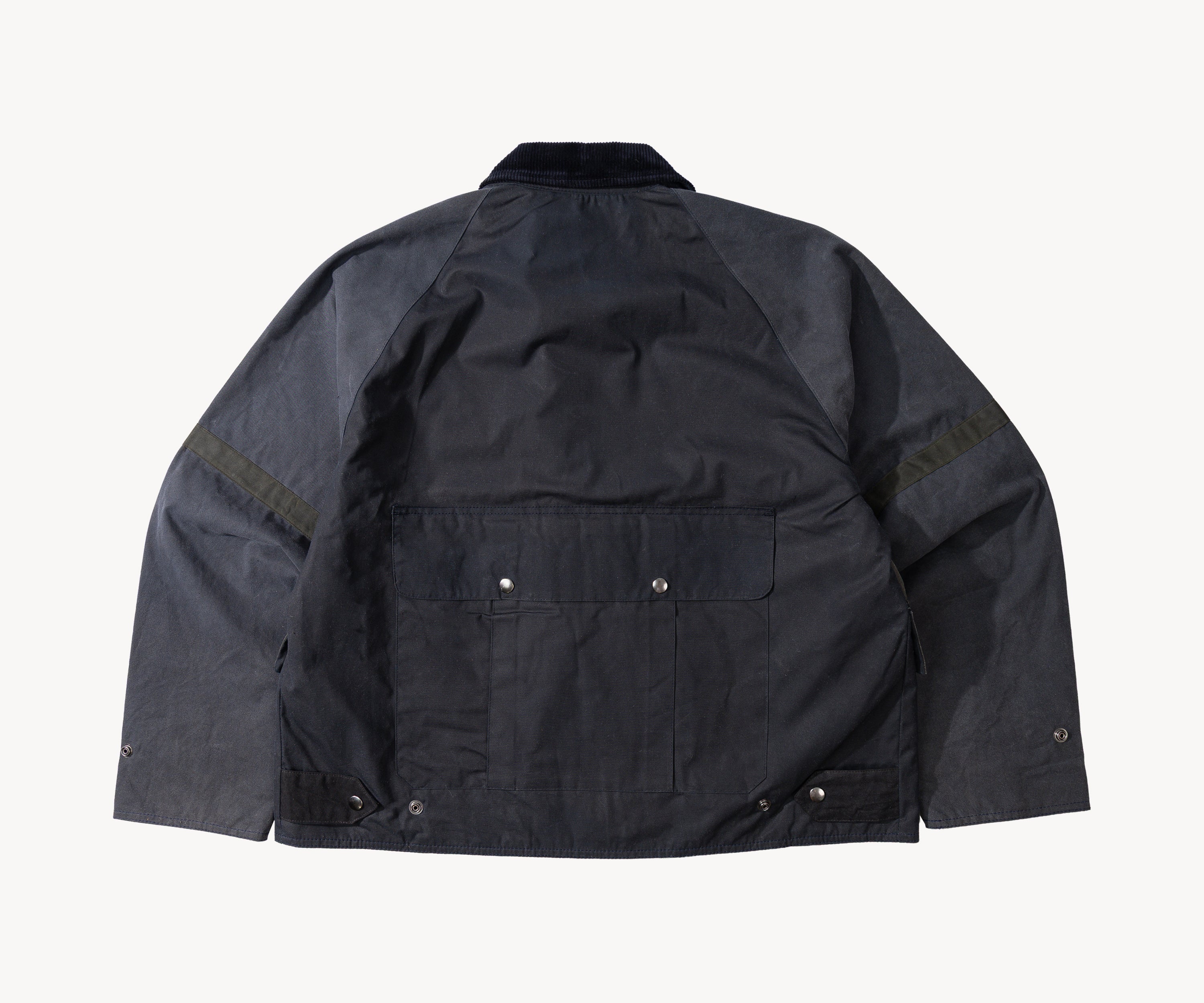 REWORK® TACTICAL WAX JACKET - N° 016 Coats & Jackets LARGE / BLUE - BRUT Clothing