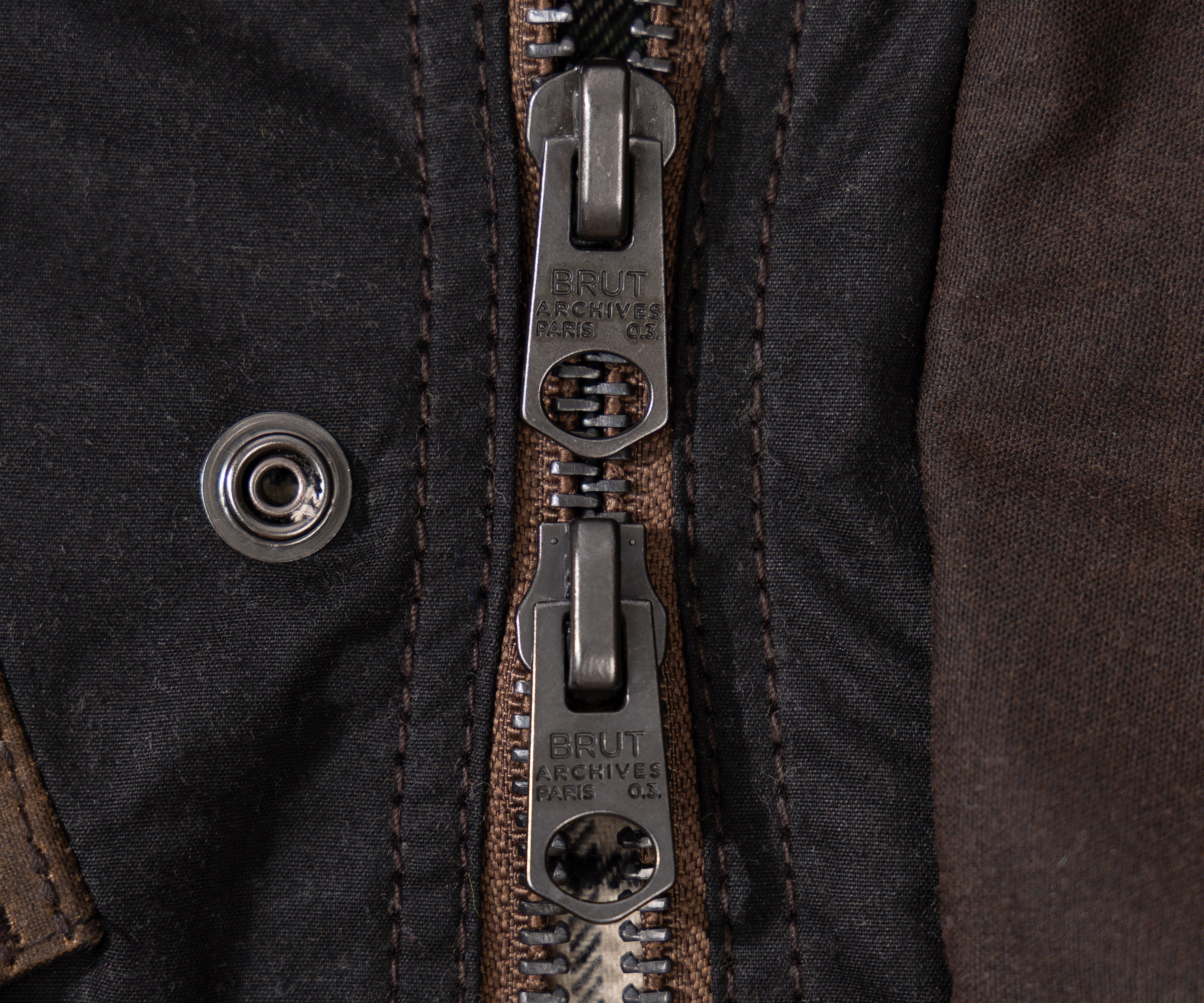 REWORK® TACTICAL WAX JACKET - N° 023 Coats & Jackets LARGE / BROWN - BRUT Clothing