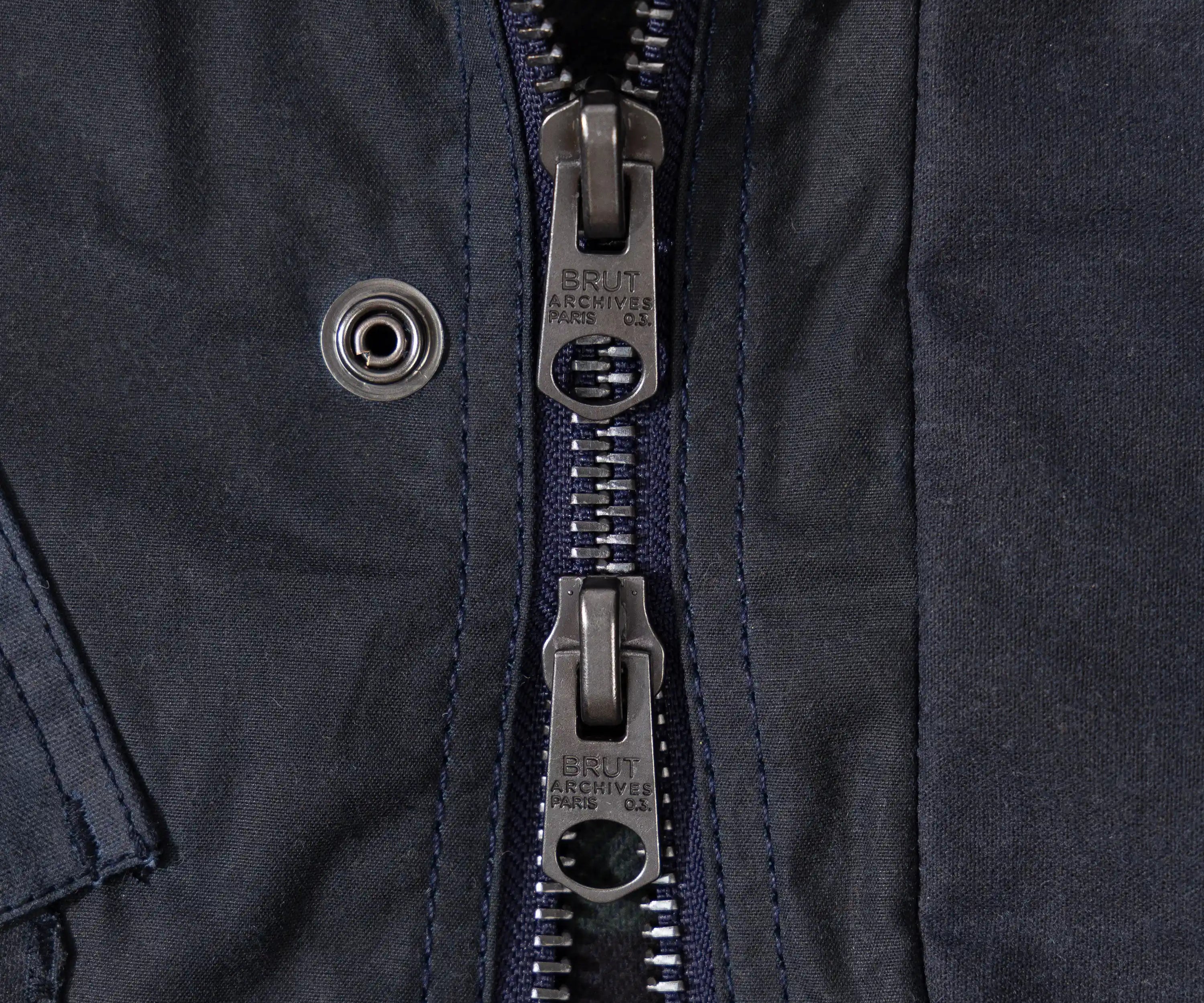 REWORK® TACTICAL WAX JACKET - N° 017 Coats & Jackets LARGE / BLUE - BRUT Clothing
