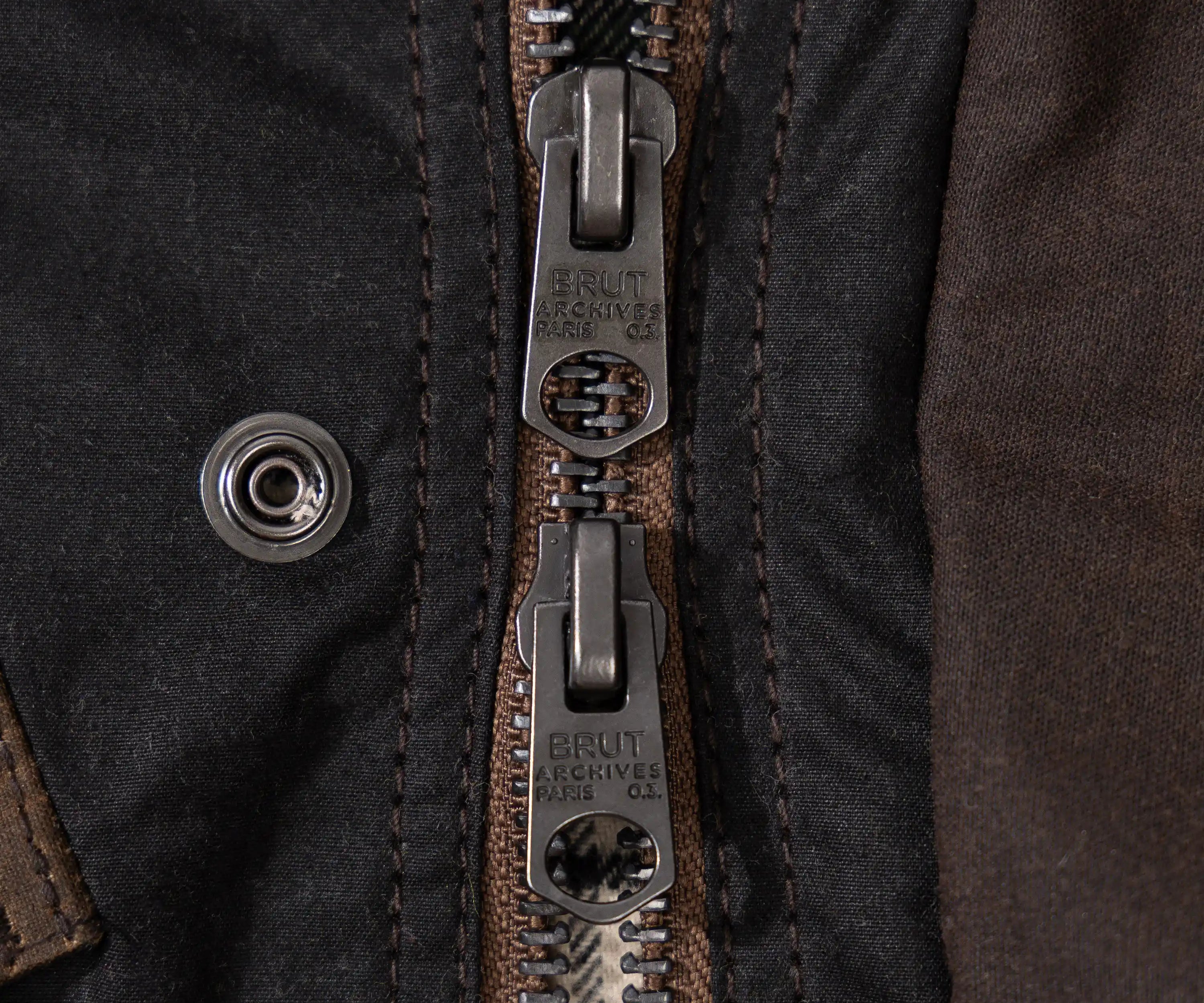 REWORK® TACTICAL WAX JACKET - N° 023 Coats & Jackets LARGE / BROWN - BRUT Clothing