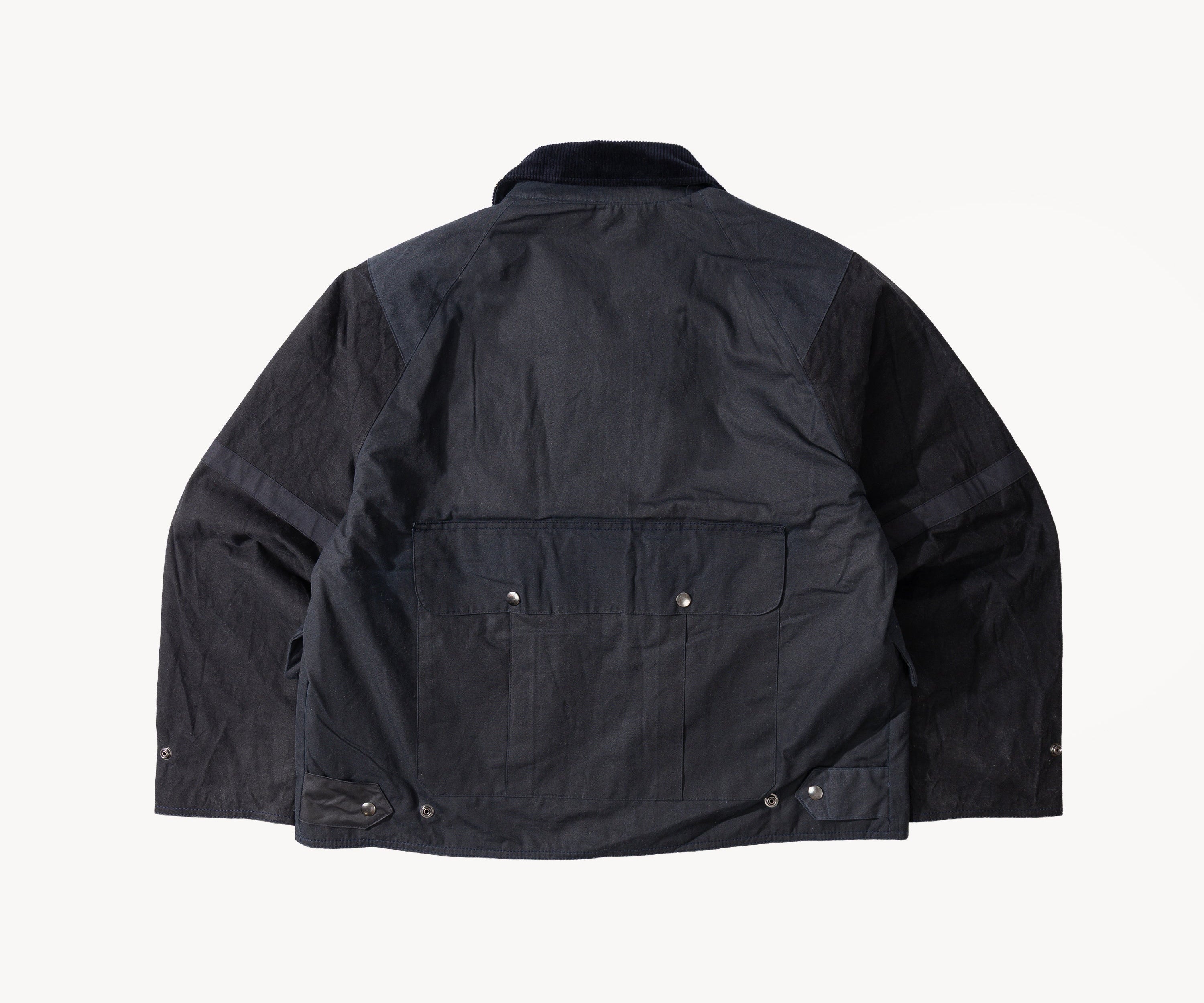 REWORK® TACTICAL WAX JACKET - N° 017 Coats & Jackets LARGE / BLUE - BRUT Clothing