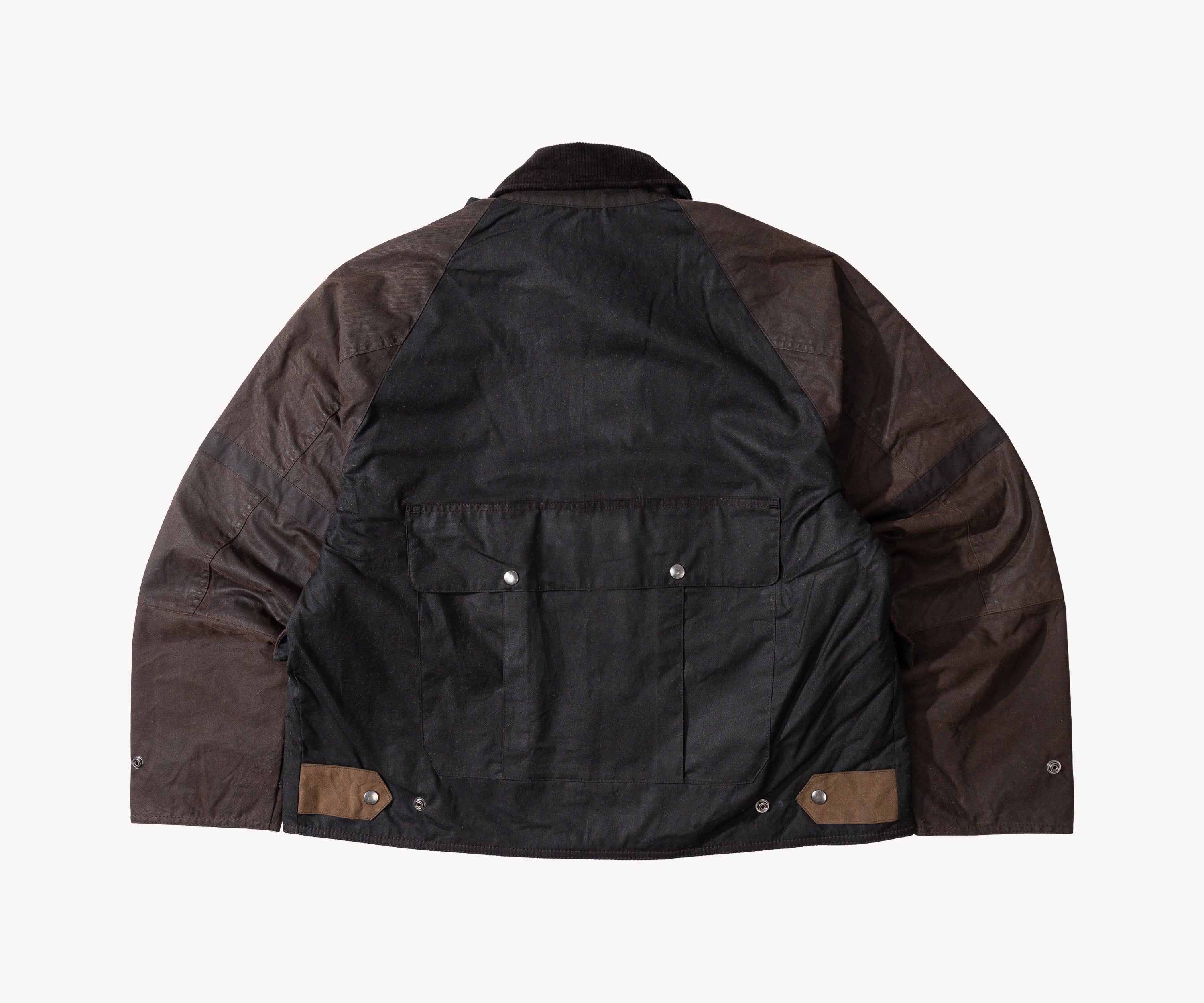 REWORK® TACTICAL WAX JACKET - N° 023 Coats & Jackets LARGE / BROWN - BRUT Clothing