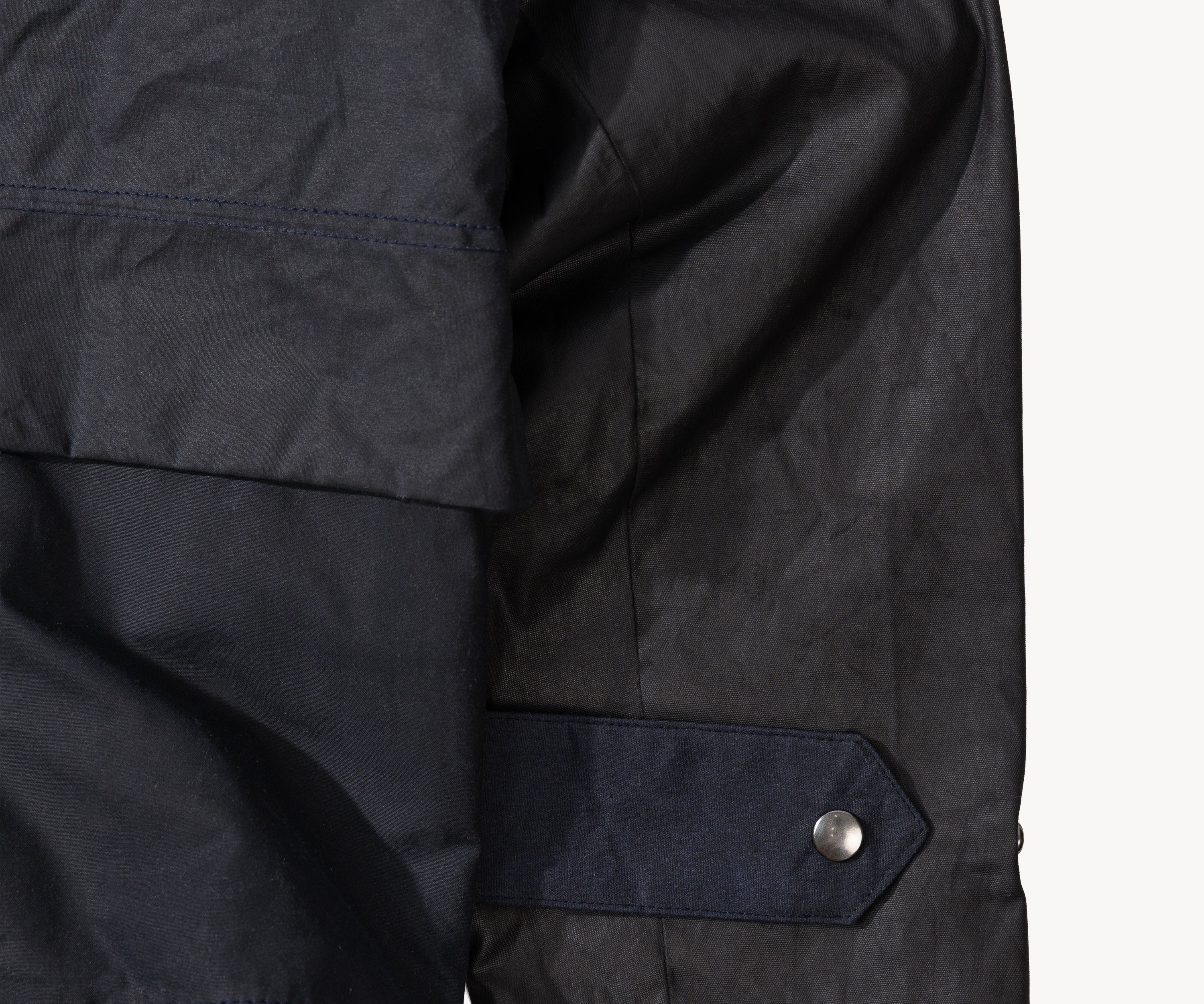 REWORK® TACTICAL WAX JACKET - N° 018 Coats & Jackets LARGE / BLUE - BRUT Clothing