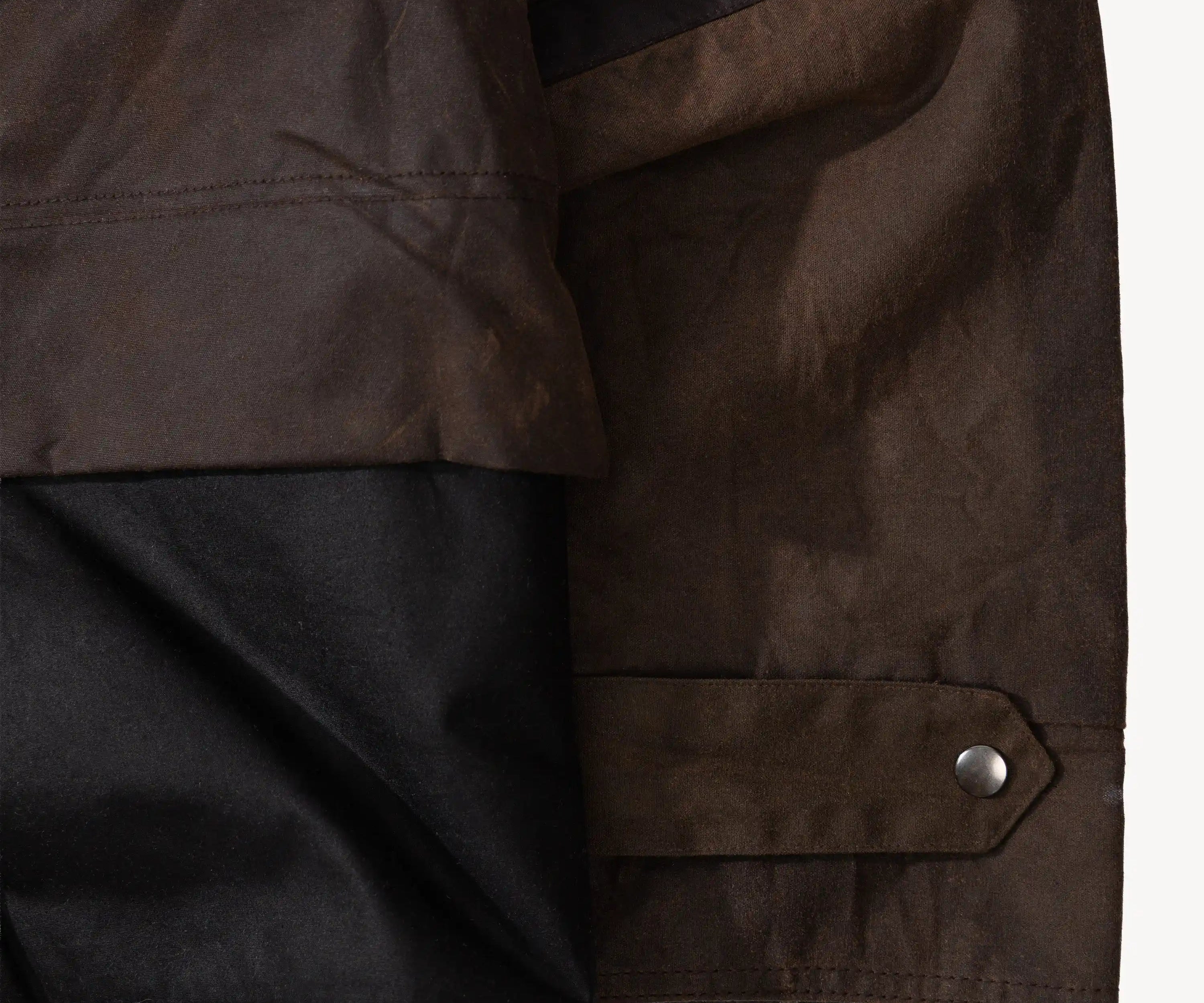 REWORK® TACTICAL WAX JACKET - N° 024 Coats & Jackets LARGE / BROWN - BRUT Clothing