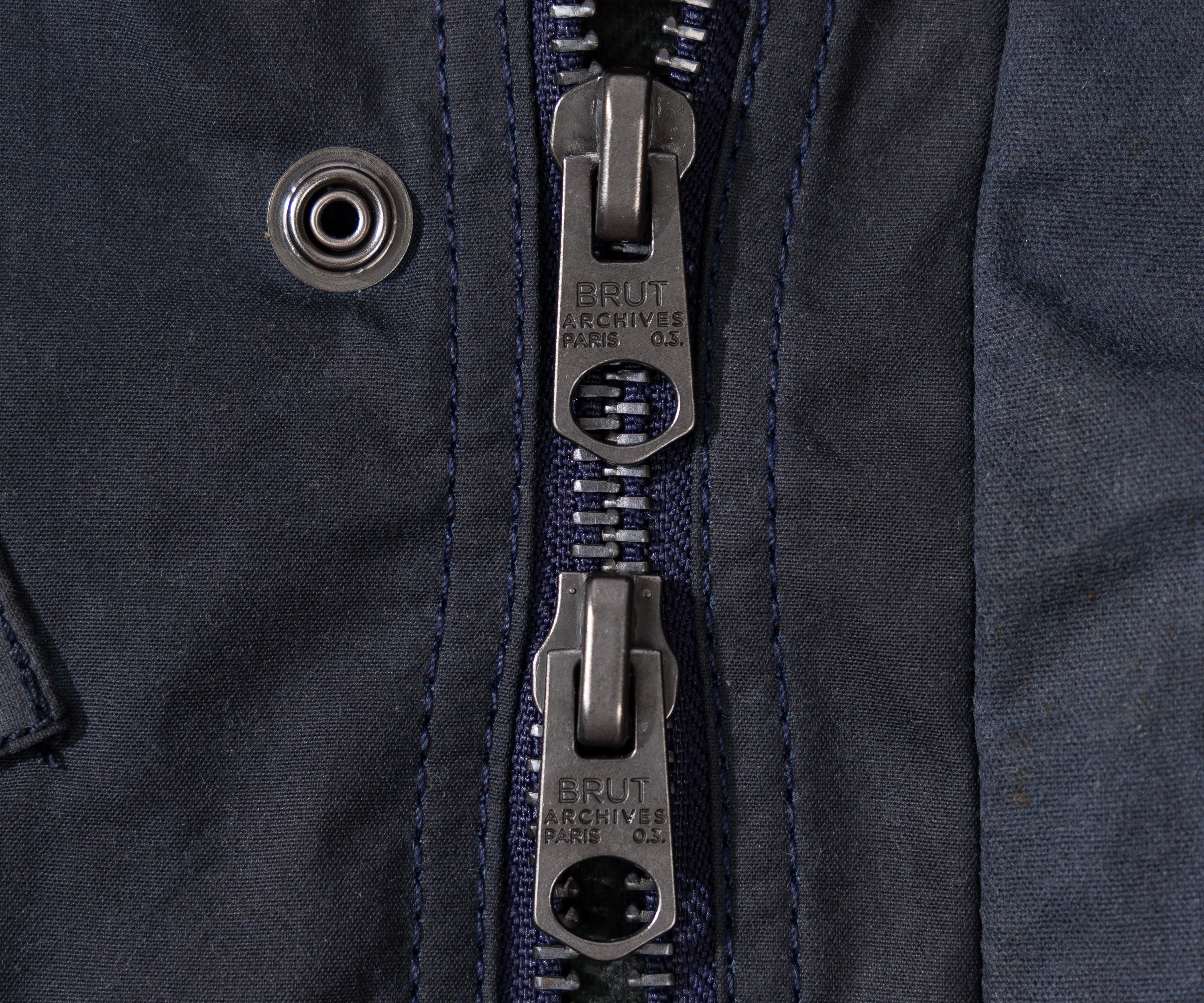 REWORK® TACTICAL WAX JACKET - N° 018 Coats & Jackets LARGE / BLUE - BRUT Clothing