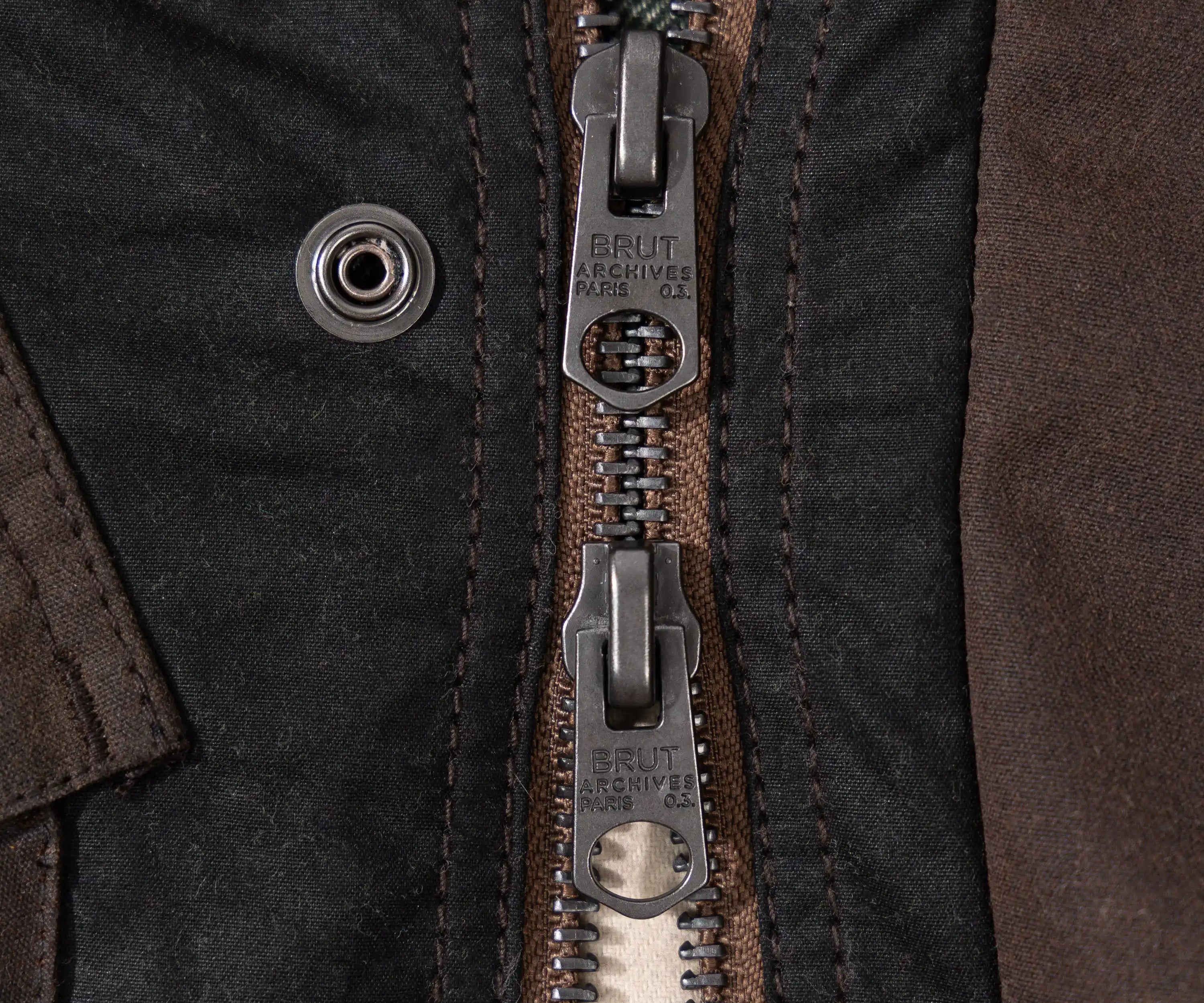 REWORK® TACTICAL WAX JACKET - N° 024 Coats & Jackets LARGE / BROWN - BRUT Clothing