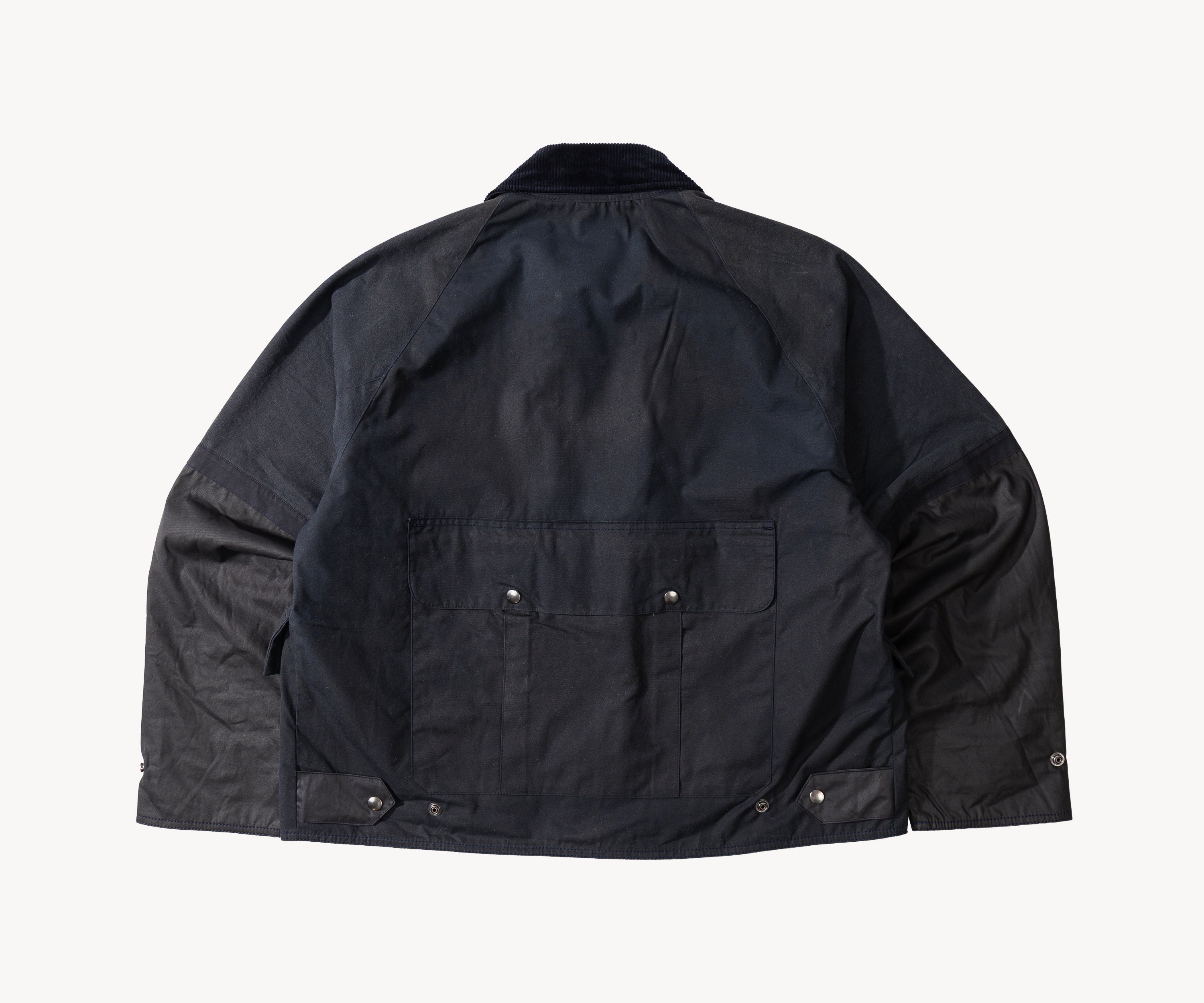 REWORK® TACTICAL WAX JACKET - N° 018 Coats & Jackets LARGE / BLUE - BRUT Clothing