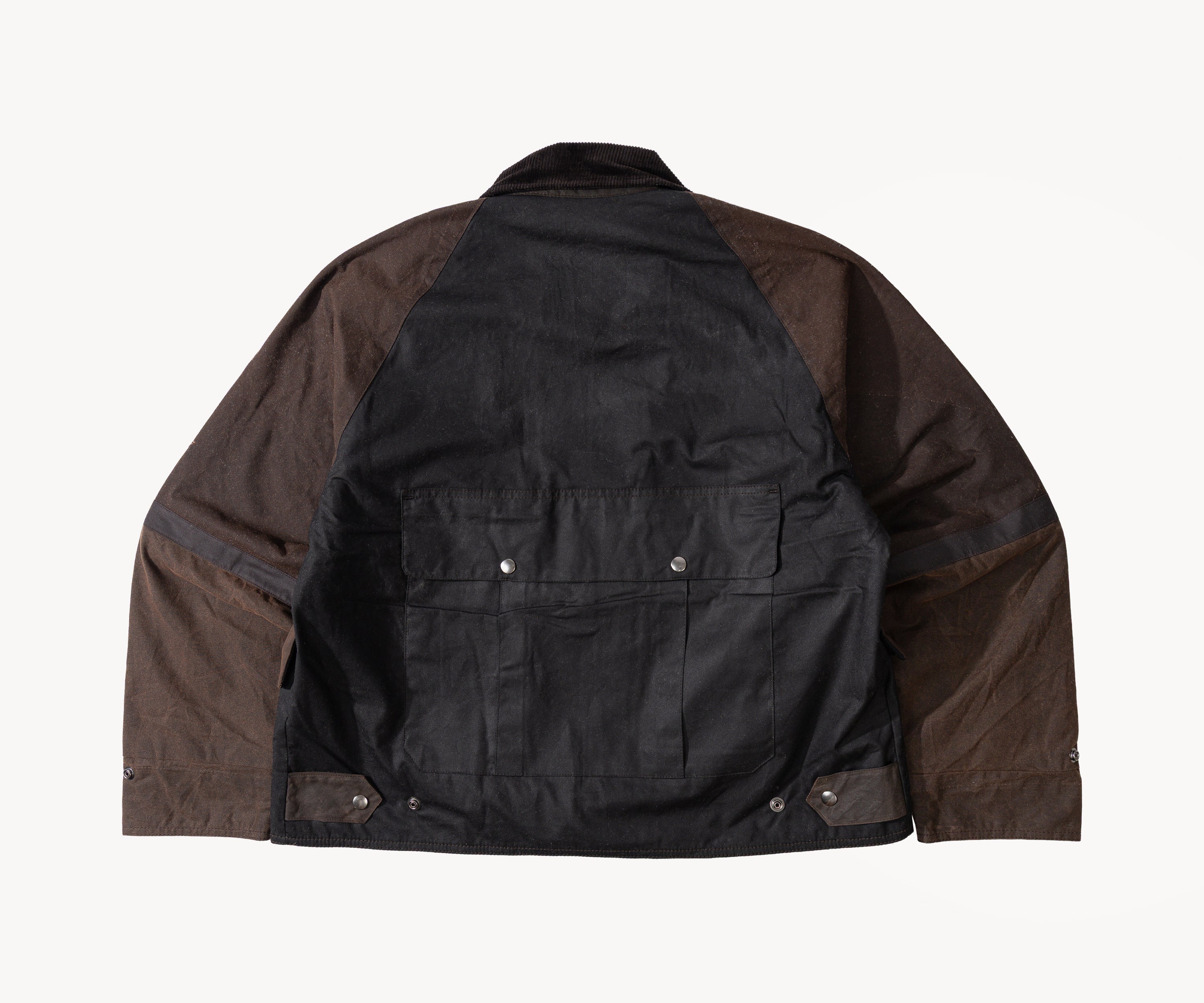 REWORK® TACTICAL WAX JACKET - N° 024 Coats & Jackets LARGE / BROWN - BRUT Clothing