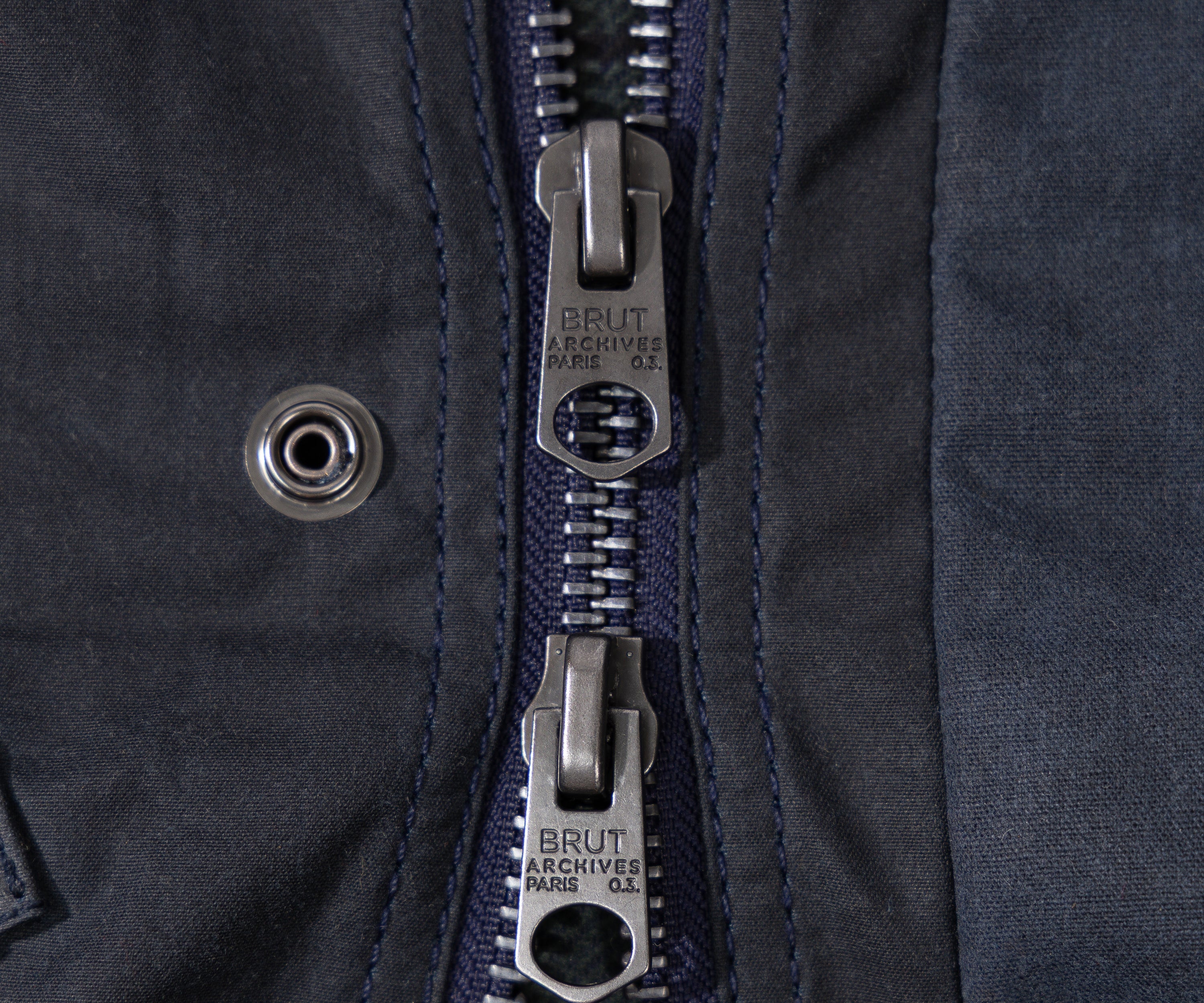 REWORK® TACTICAL WAX JACKET - N° 013 Coats & Jackets LARGE / BLUE - BRUT Clothing