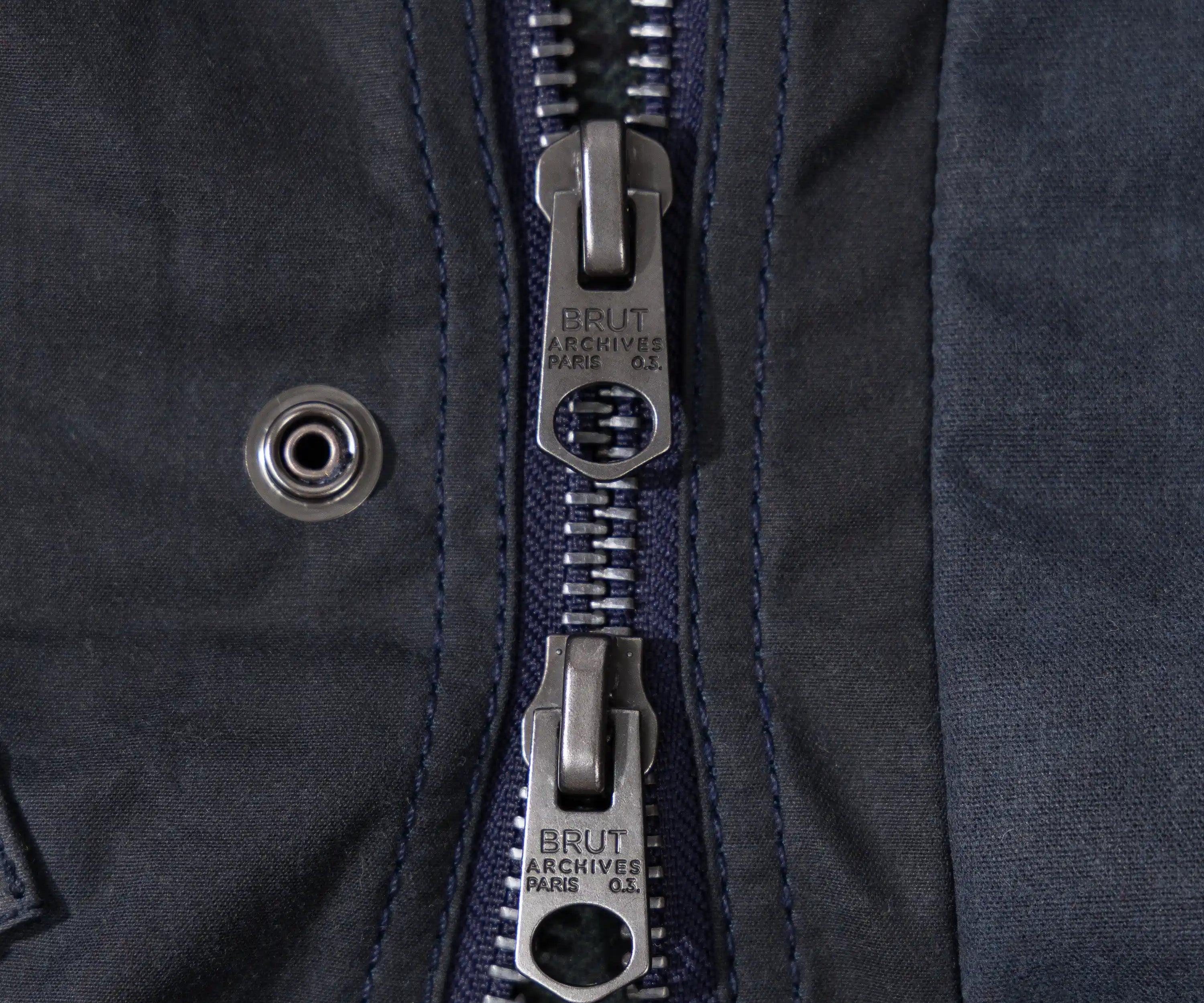 REWORK® TACTICAL WAX JACKET - N° 013 Coats & Jackets LARGE / BLUE - BRUT Clothing