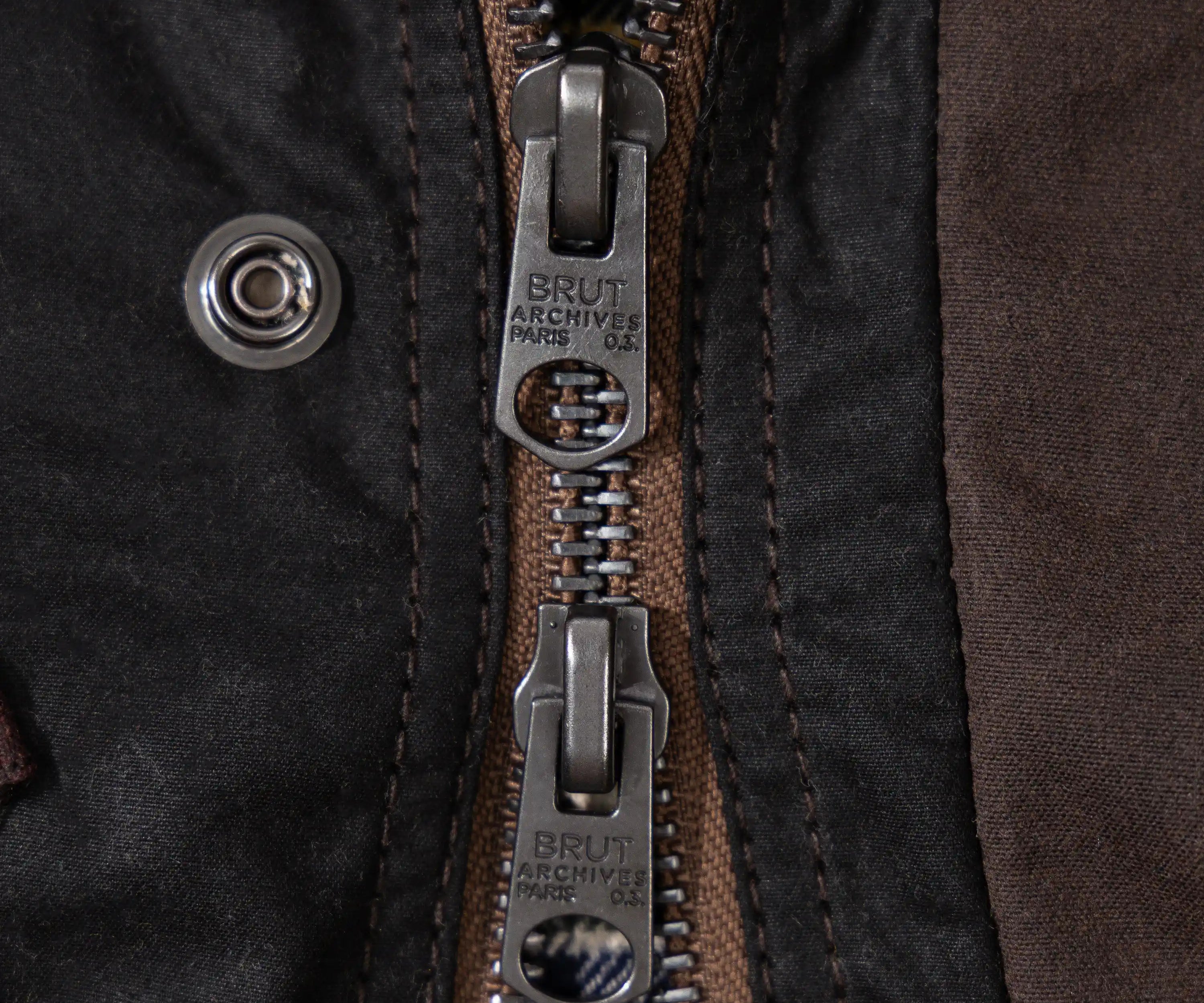 REWORK® TACTICAL WAX JACKET - N° 019 Coats & Jackets LARGE / BROWN - BRUT Clothing