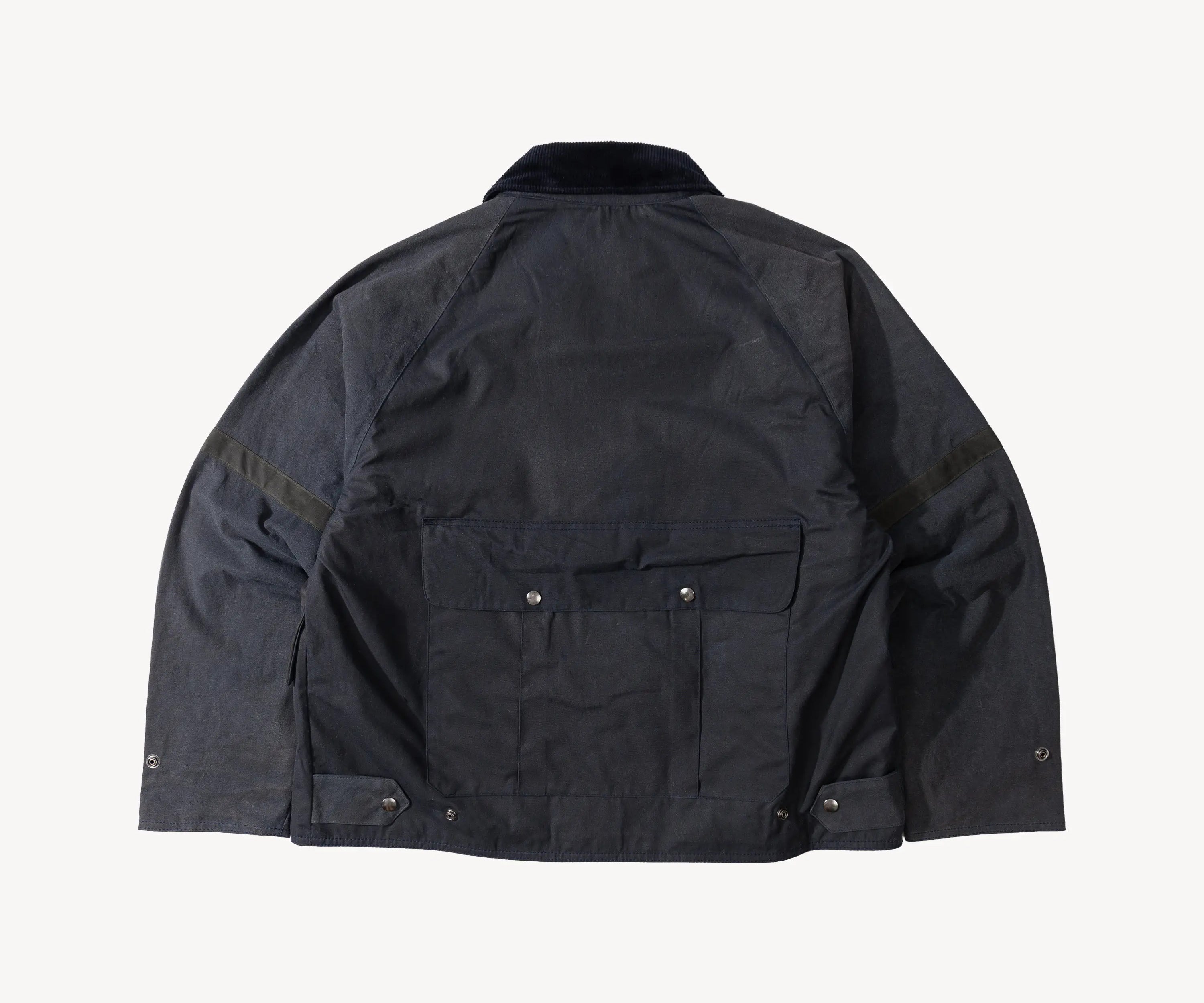REWORK® TACTICAL WAX JACKET - N° 013 Coats & Jackets LARGE / BLUE - BRUT Clothing
