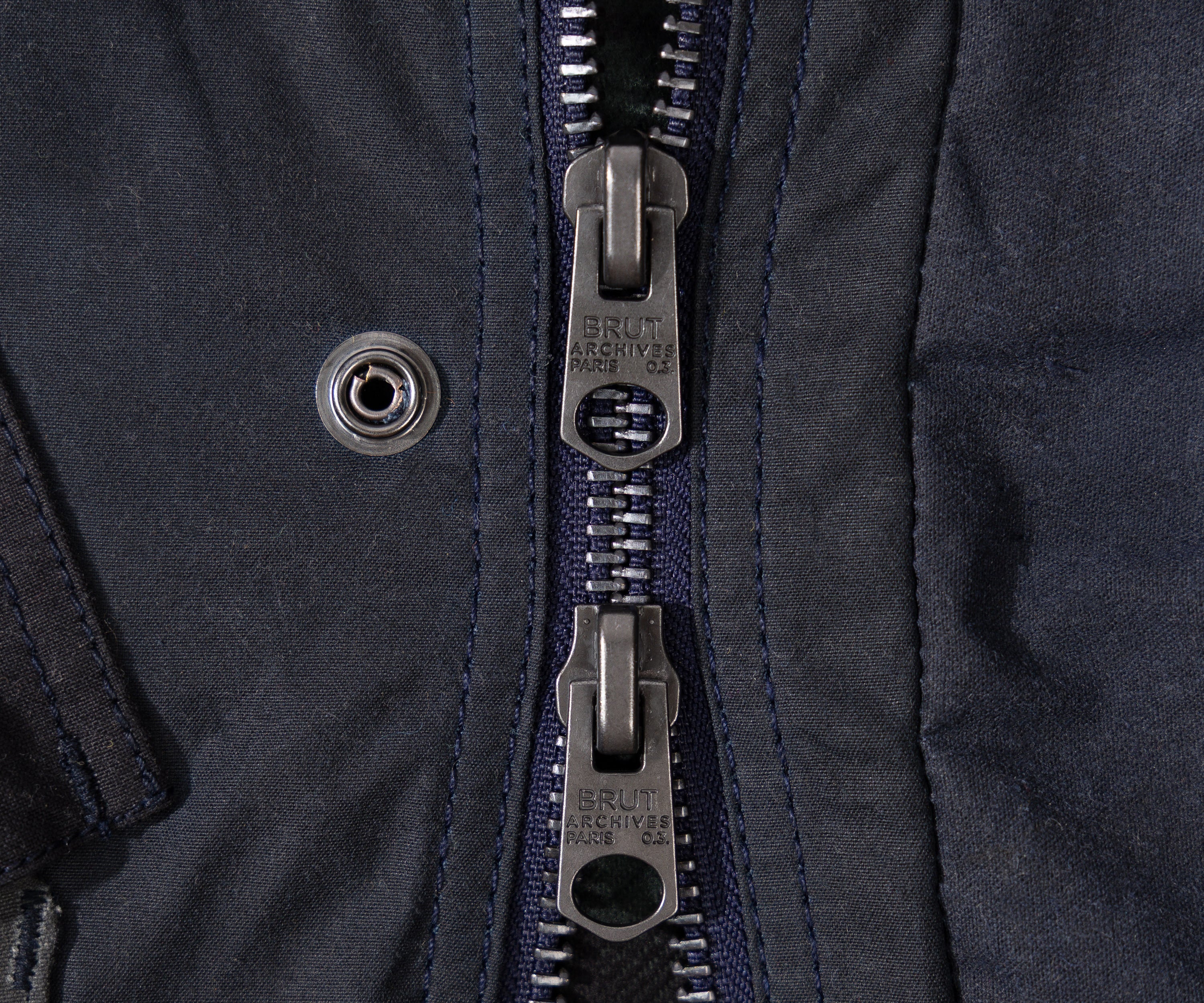 REWORK® TACTICAL WAX JACKET - N° 014 Coats & Jackets LARGE / BLUE - BRUT Clothing