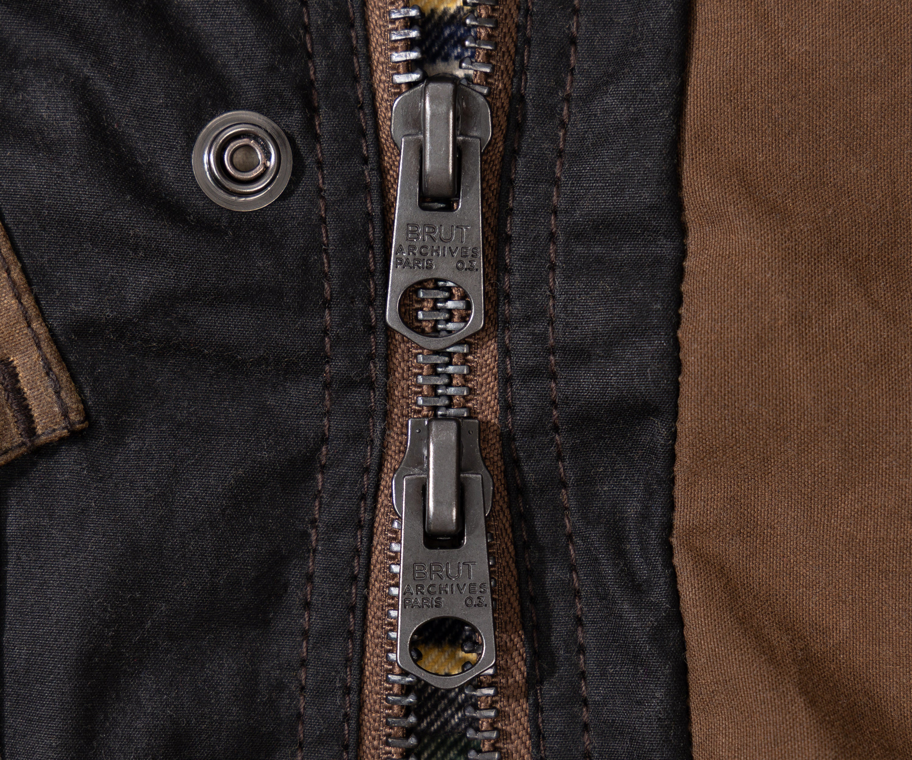 REWORK® TACTICAL WAX JACKET - N° 020 Coats & Jackets LARGE / BROWN - BRUT Clothing
