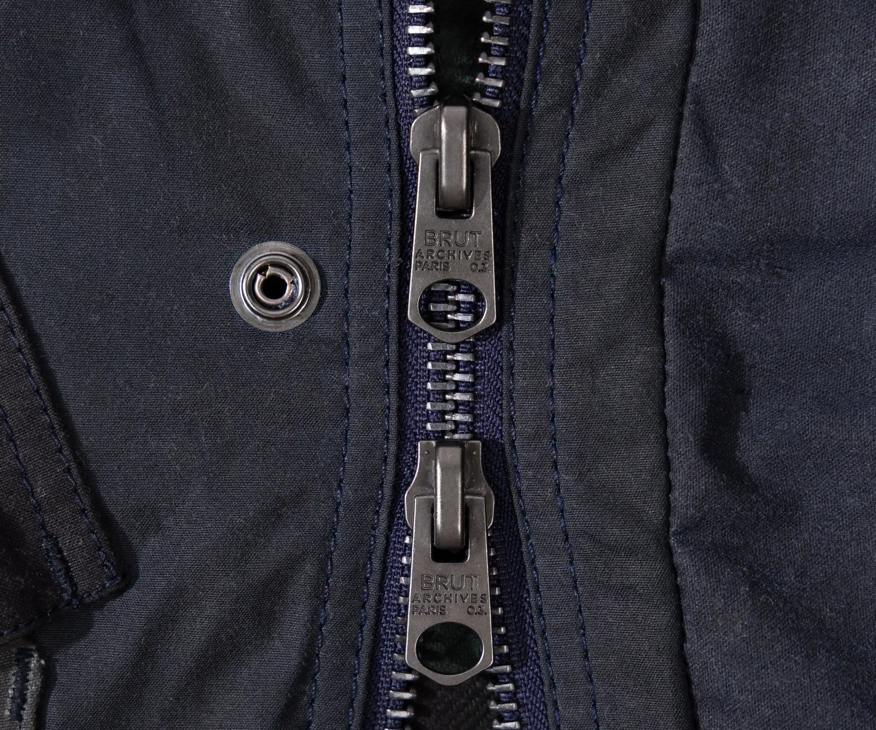 REWORK® TACTICAL WAX JACKET - N° 014 Coats & Jackets LARGE / BLUE - BRUT Clothing