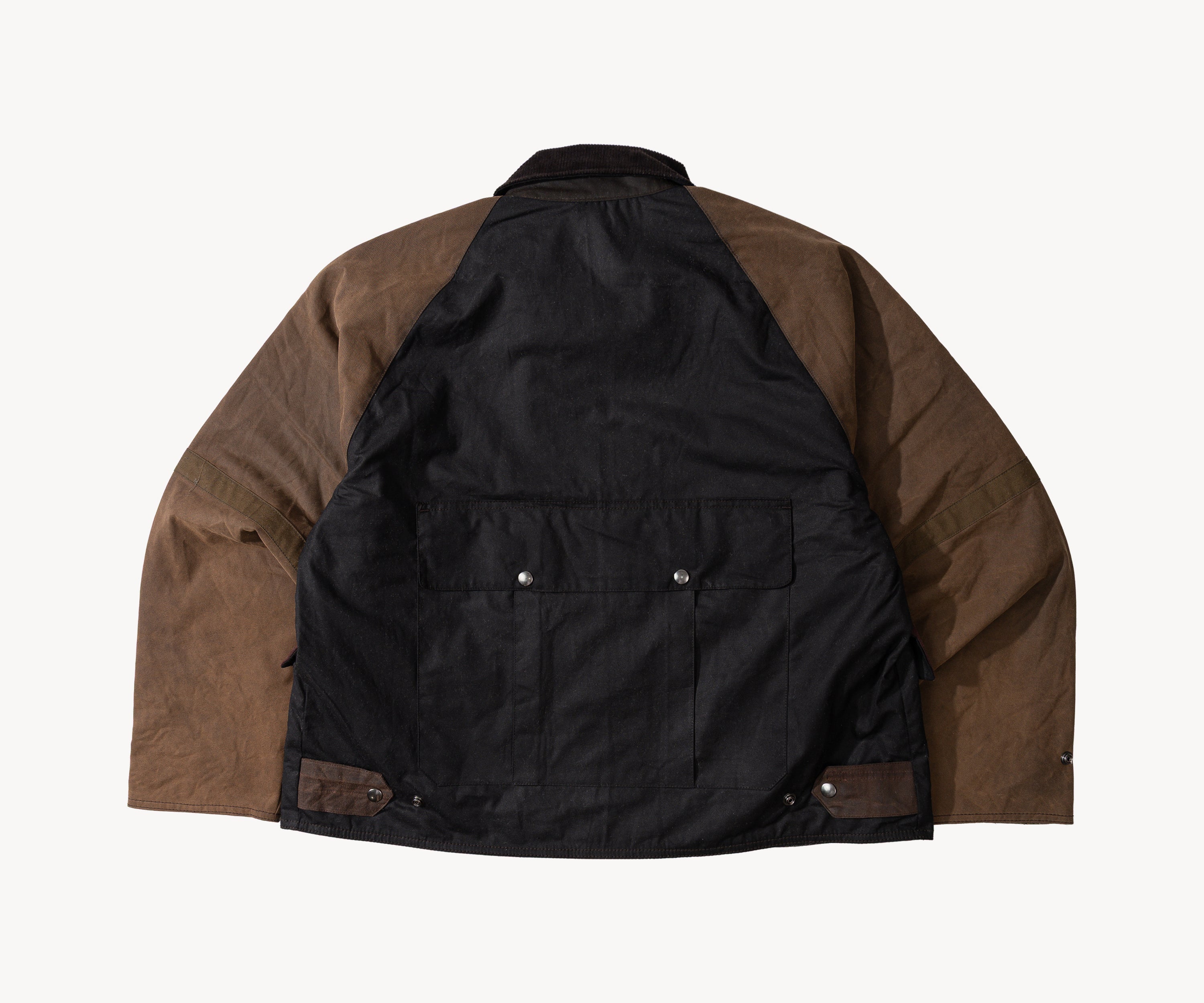 REWORK® TACTICAL WAX JACKET - N° 029 Coats & Jackets X-LARGE / BROWN - BRUT Clothing