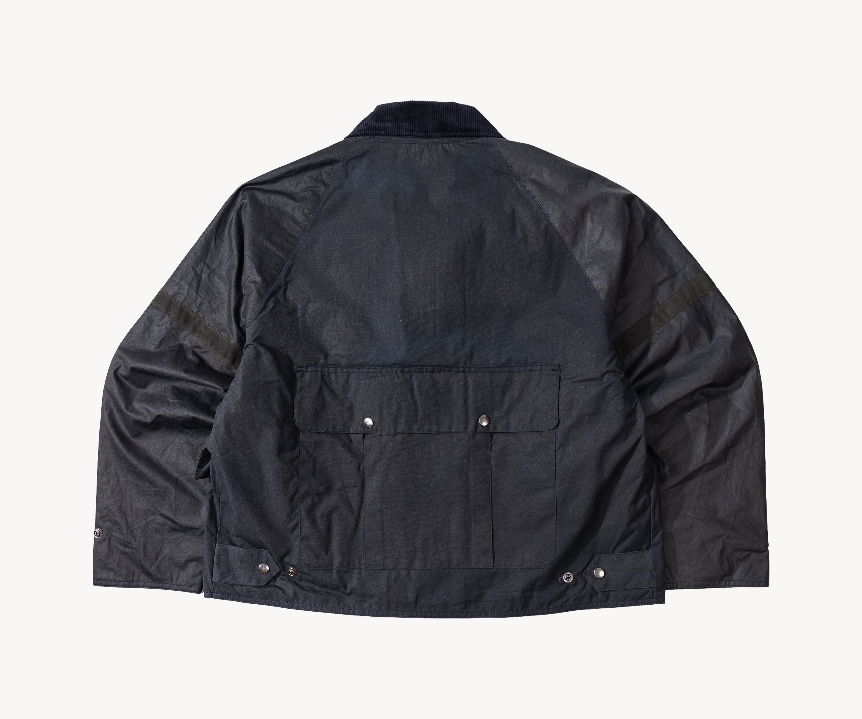 REWORK® TACTICAL WAX JACKET - N° 026 Coats & Jackets X-LARGE / BLUE - BRUT Clothing