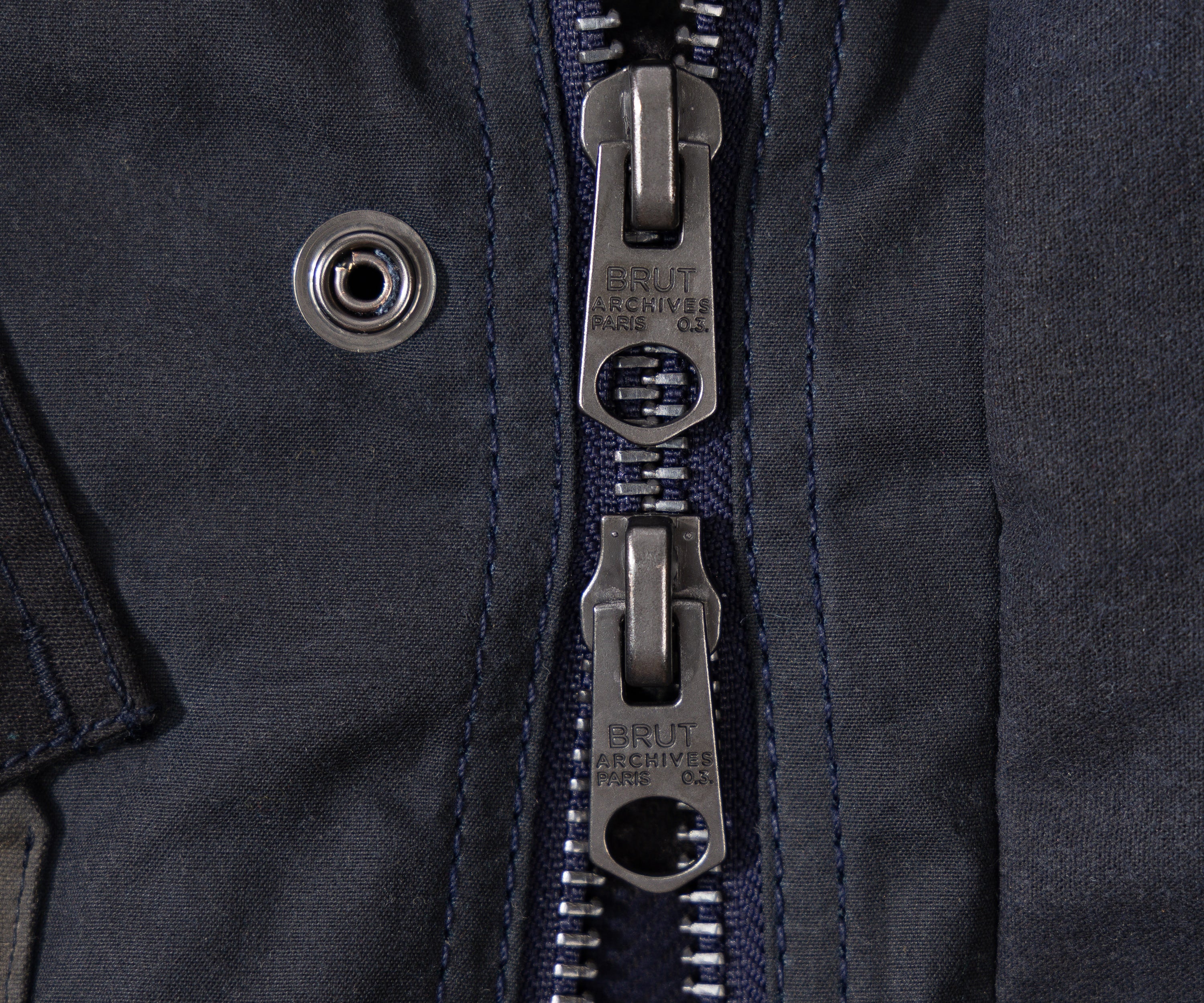 REWORK® TACTICAL WAX JACKET - N° 027 Coats & Jackets X-LARGE / BLUE - BRUT Clothing