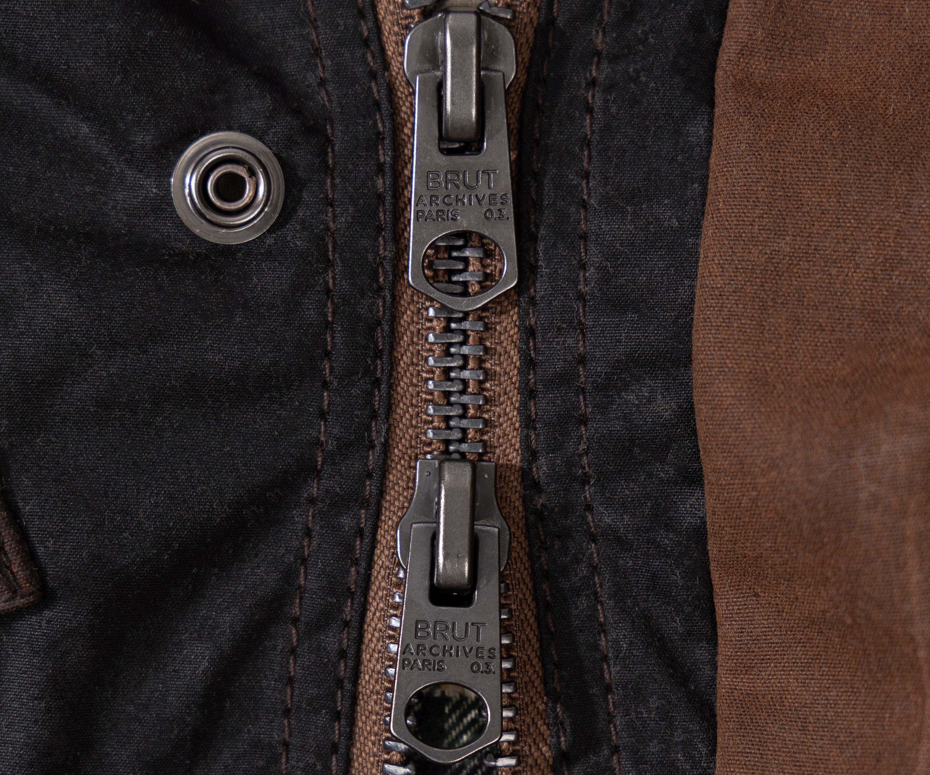 REWORK® TACTICAL WAX JACKET - N° 030 Coats & Jackets X-LARGE / BROWN - BRUT Clothing