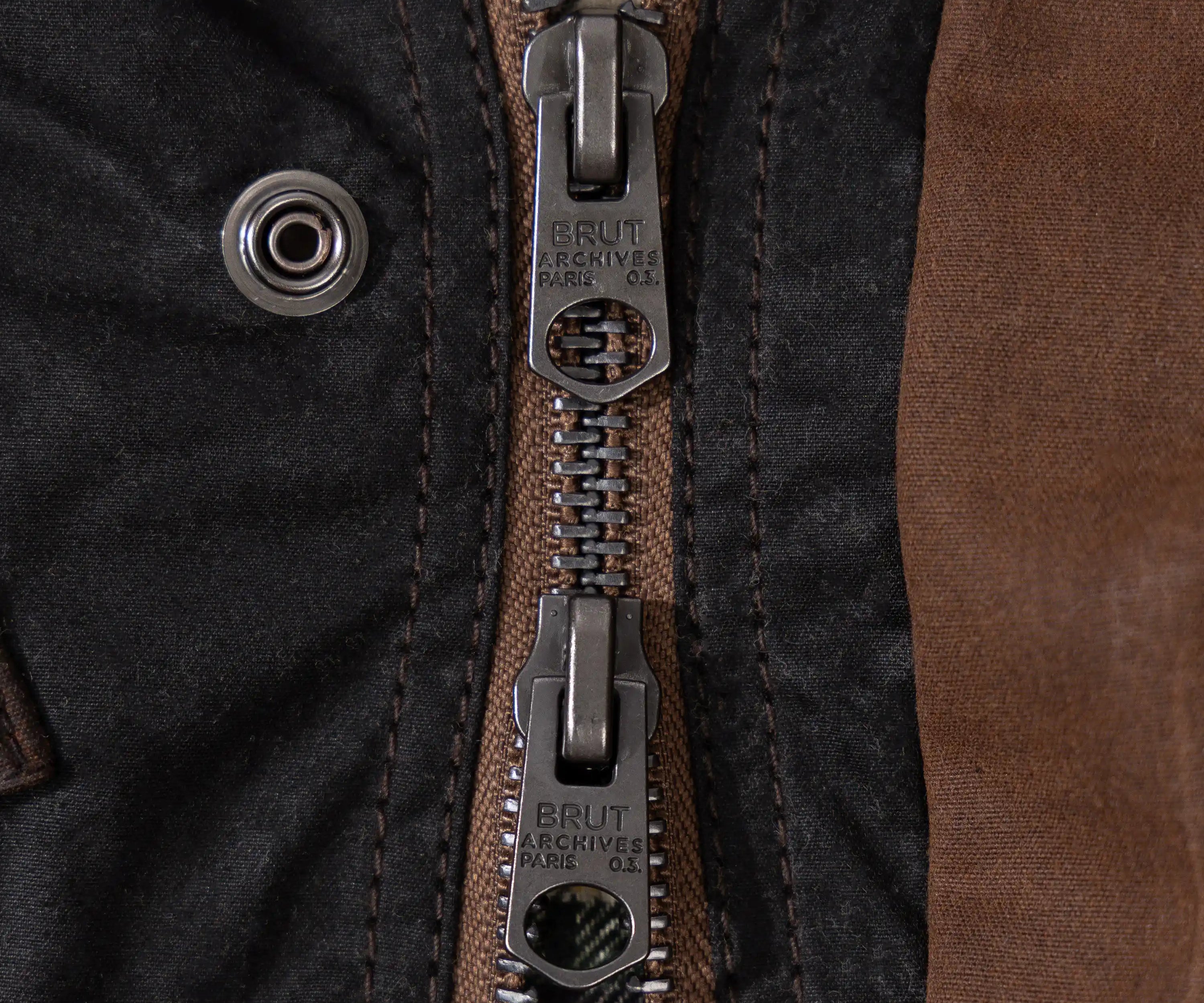 REWORK® TACTICAL WAX JACKET - N° 030 Coats & Jackets X-LARGE / BROWN - BRUT Clothing