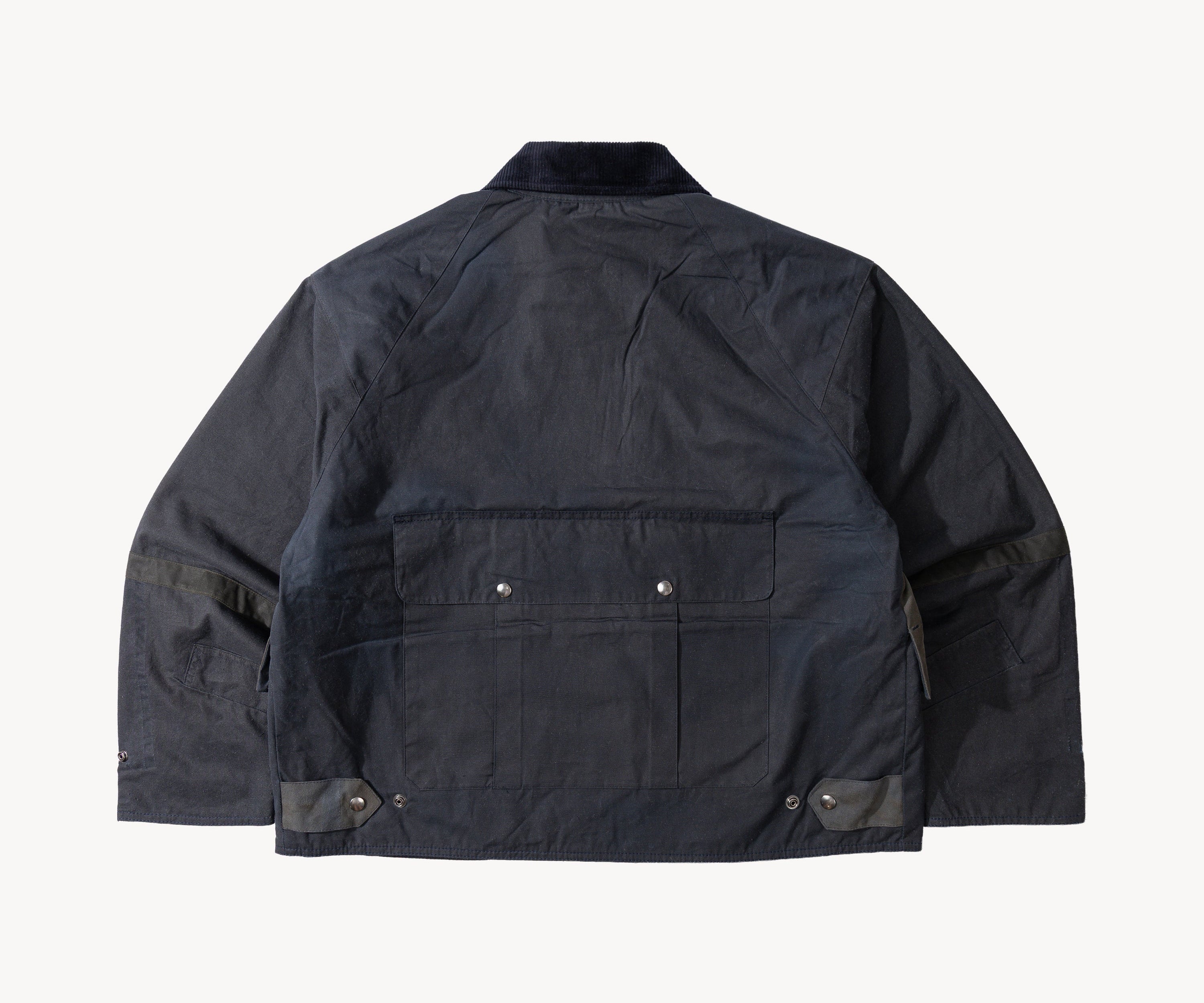 REWORK® TACTICAL WAX JACKET - N° 027 Coats & Jackets X-LARGE / BLUE - BRUT Clothing