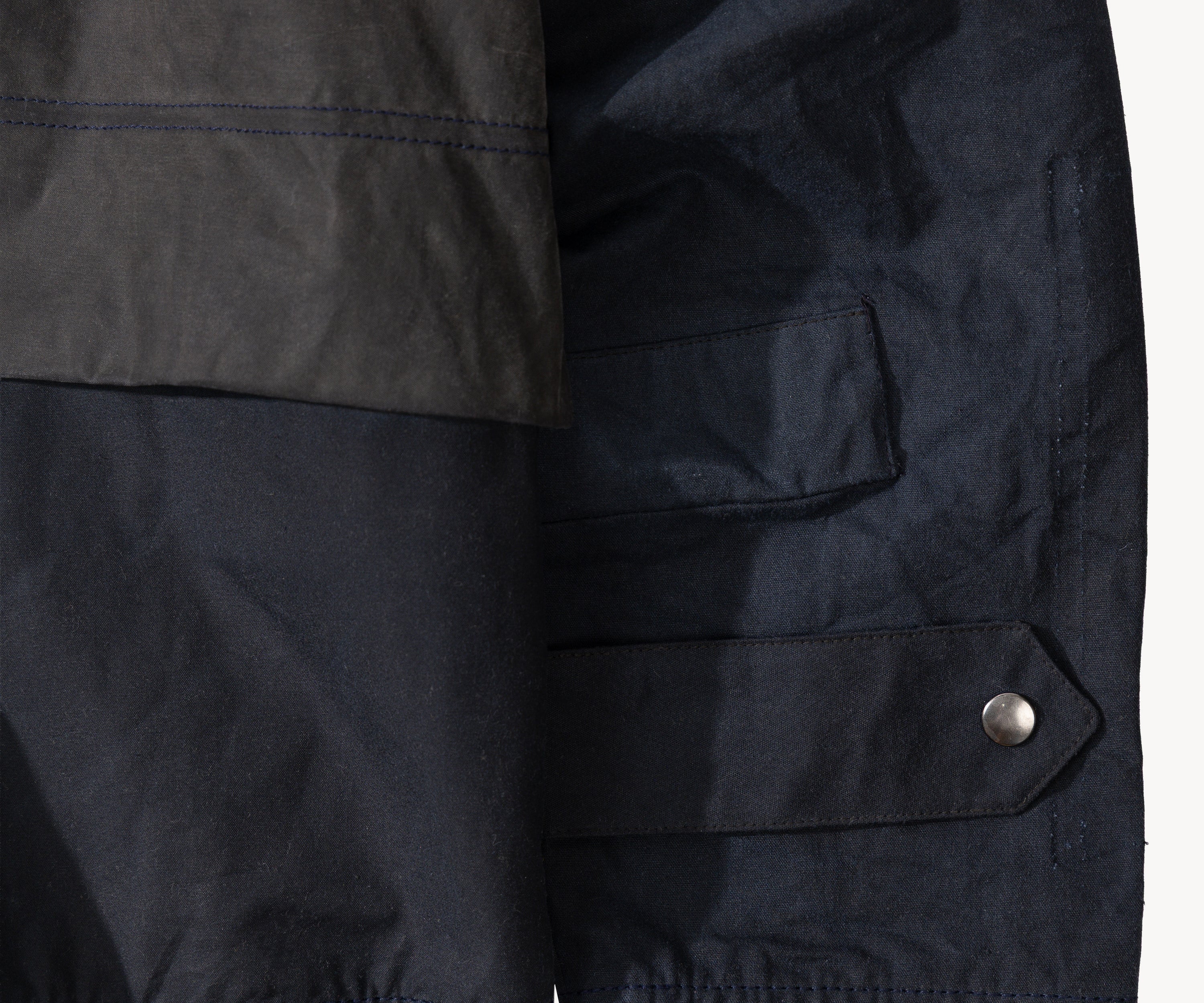 REWORK® TACTICAL WAX JACKET - N° 025 Coats & Jackets X-LARGE / BLUE - BRUT Clothing