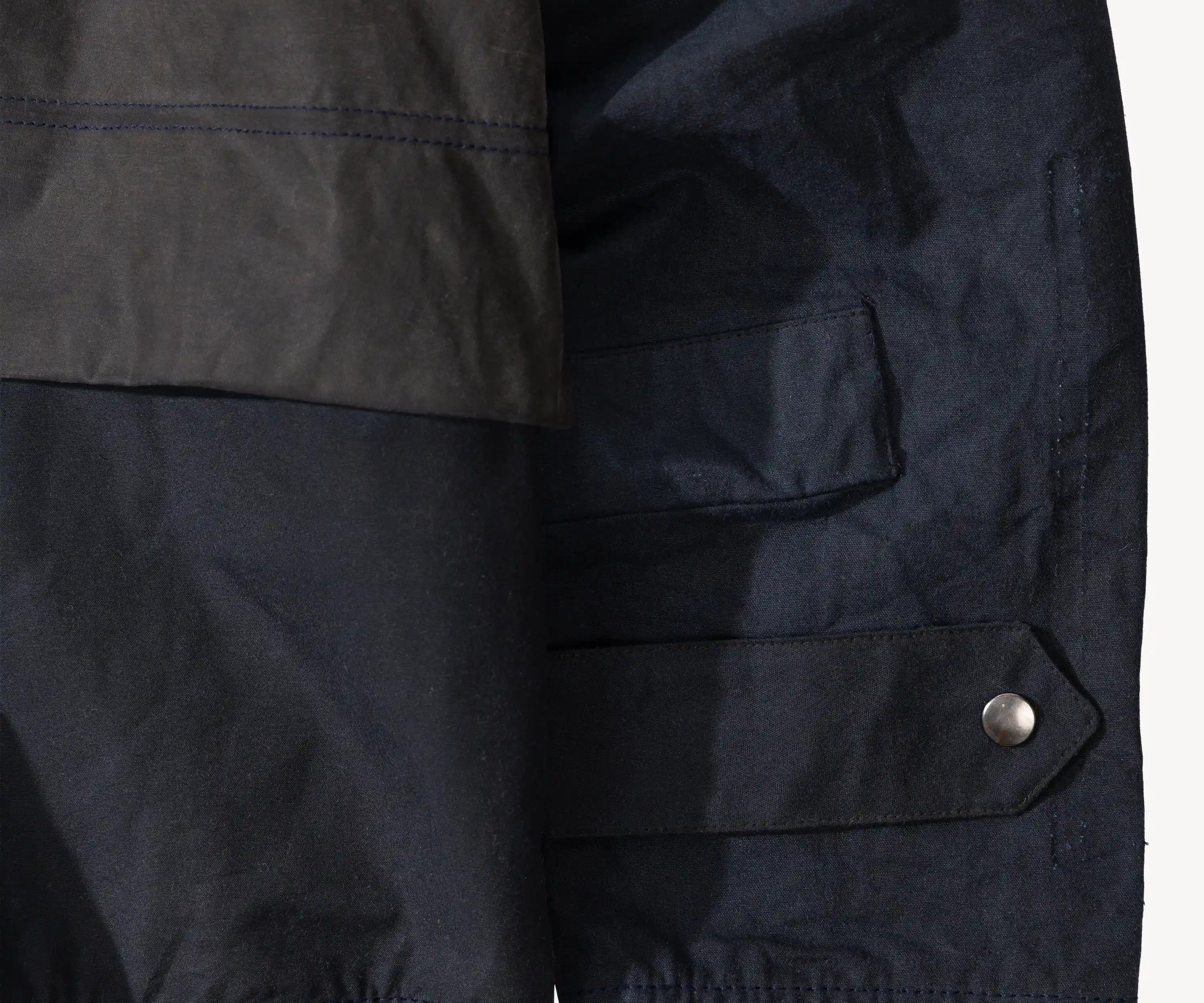 REWORK® TACTICAL WAX JACKET - N° 025 Coats & Jackets X-LARGE / BLUE - BRUT Clothing