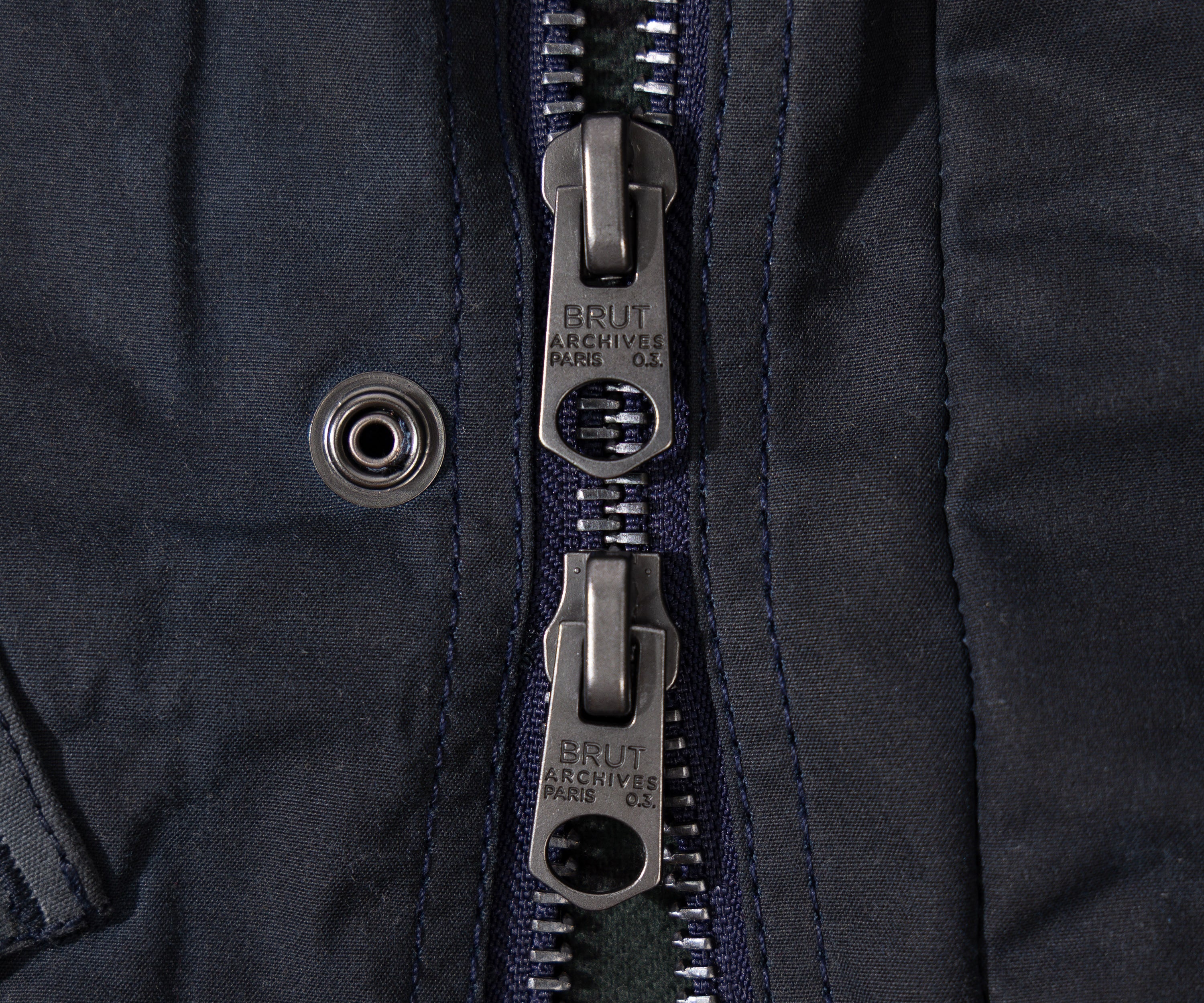 REWORK® TACTICAL WAX JACKET - N° 025 Coats & Jackets X-LARGE / BLUE - BRUT Clothing