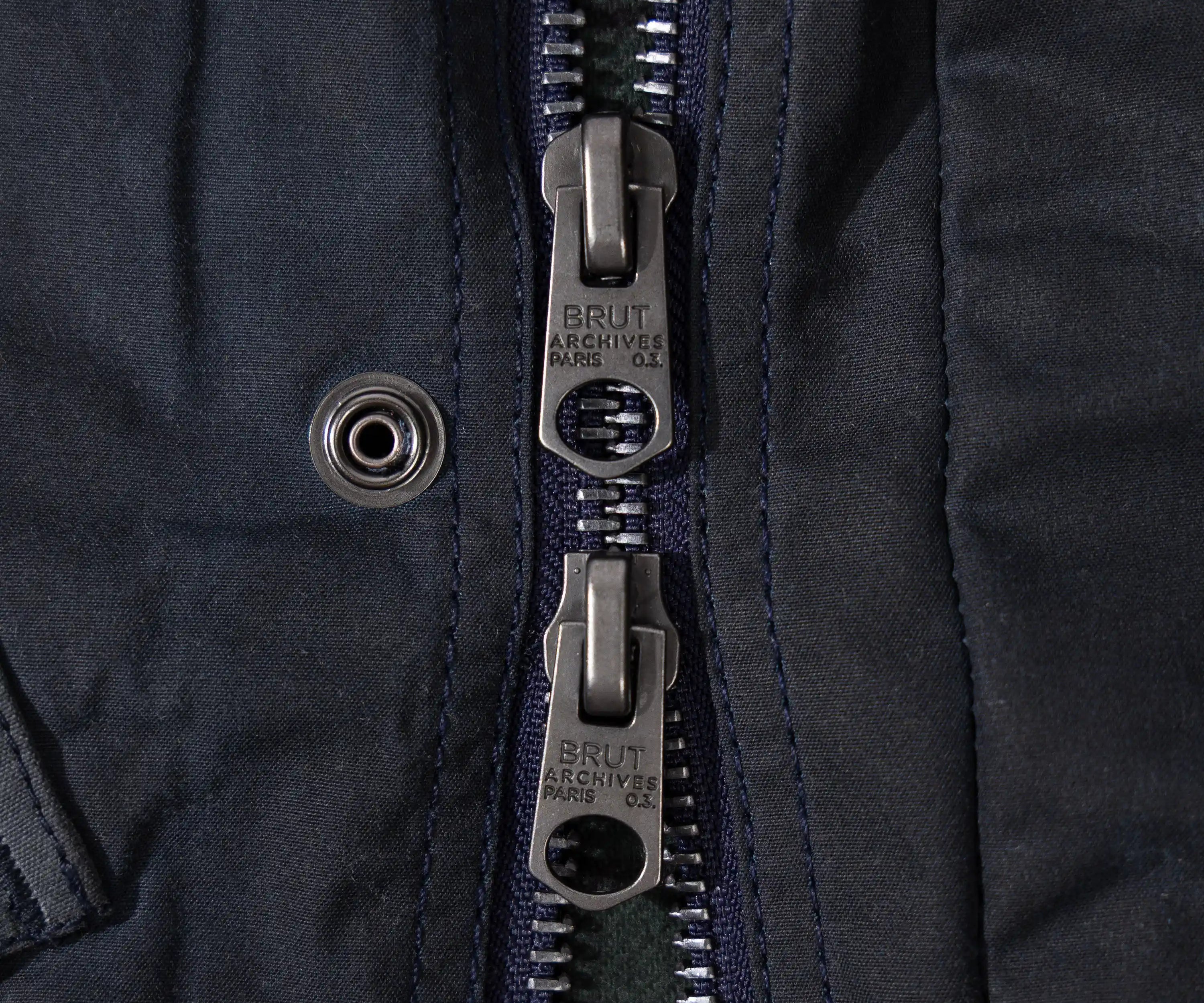 REWORK® TACTICAL WAX JACKET - N° 025 Coats & Jackets X-LARGE / BLUE - BRUT Clothing