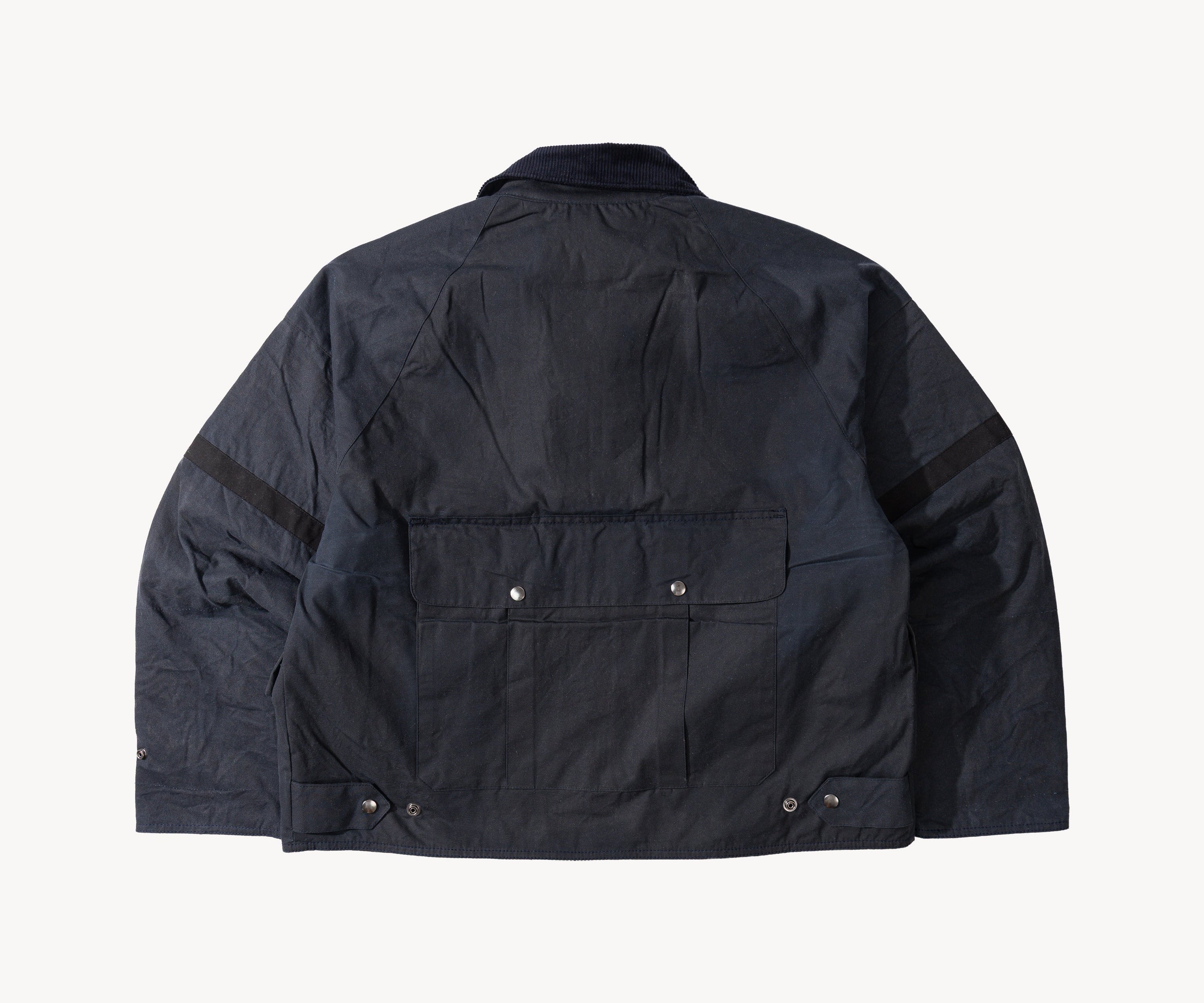 REWORK® TACTICAL WAX JACKET - N° 025 Coats & Jackets X-LARGE / BLUE - BRUT Clothing