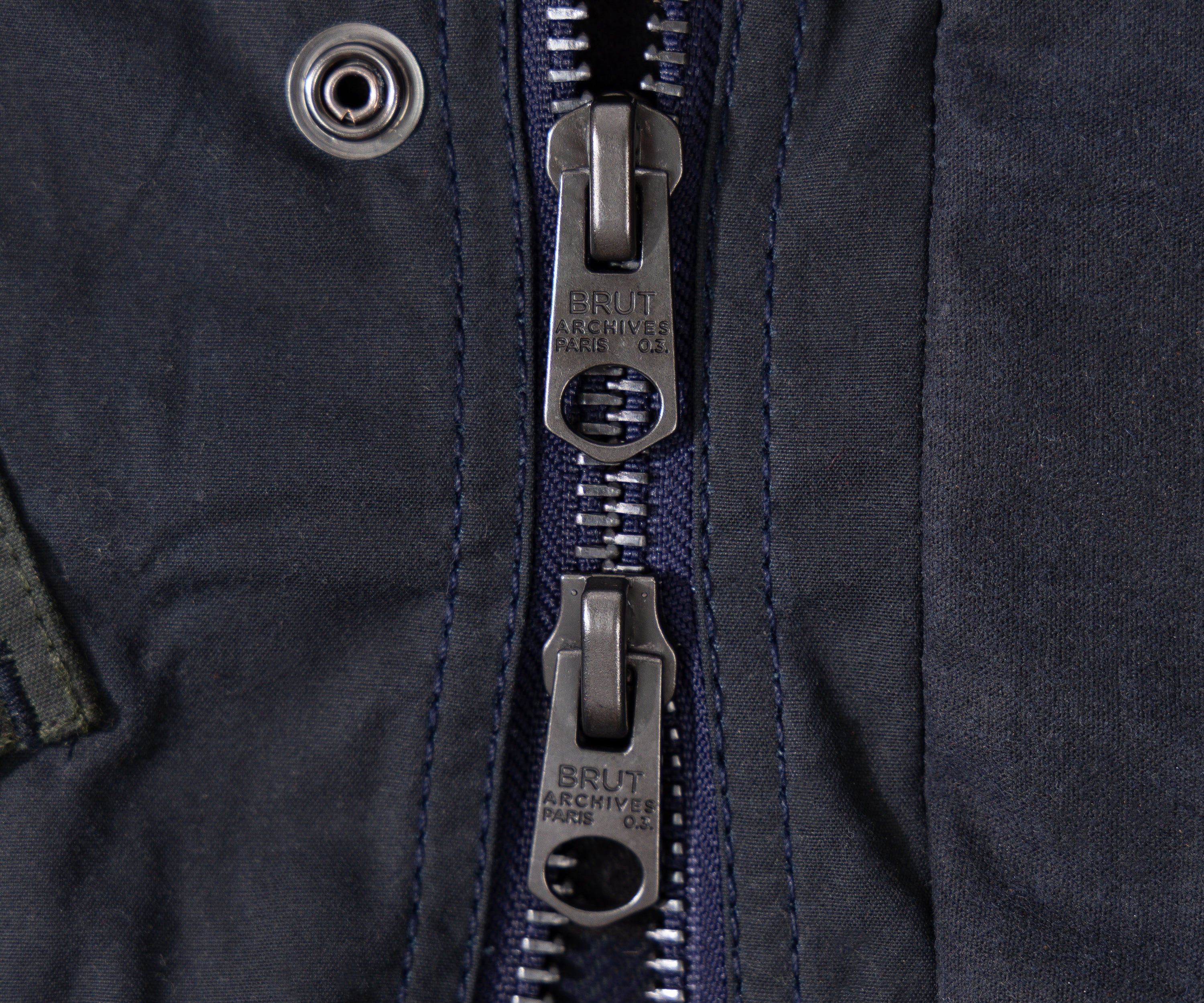 REWORK® TACTICAL WAX JACKET - N° 026 Coats & Jackets X-LARGE / BLUE - BRUT Clothing