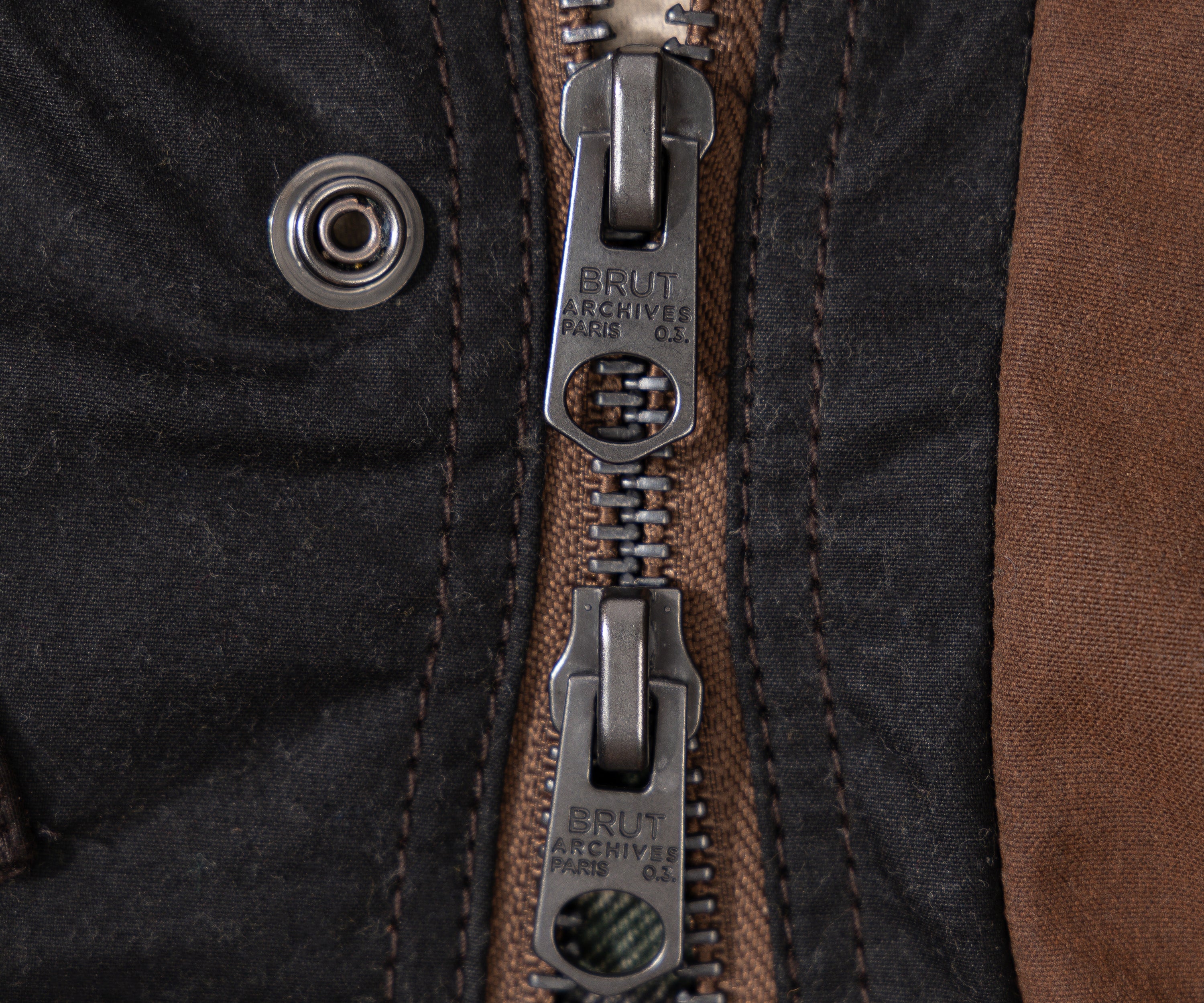 REWORK® TACTICAL WAX JACKET - N° 029 Coats & Jackets X-LARGE / BROWN - BRUT Clothing