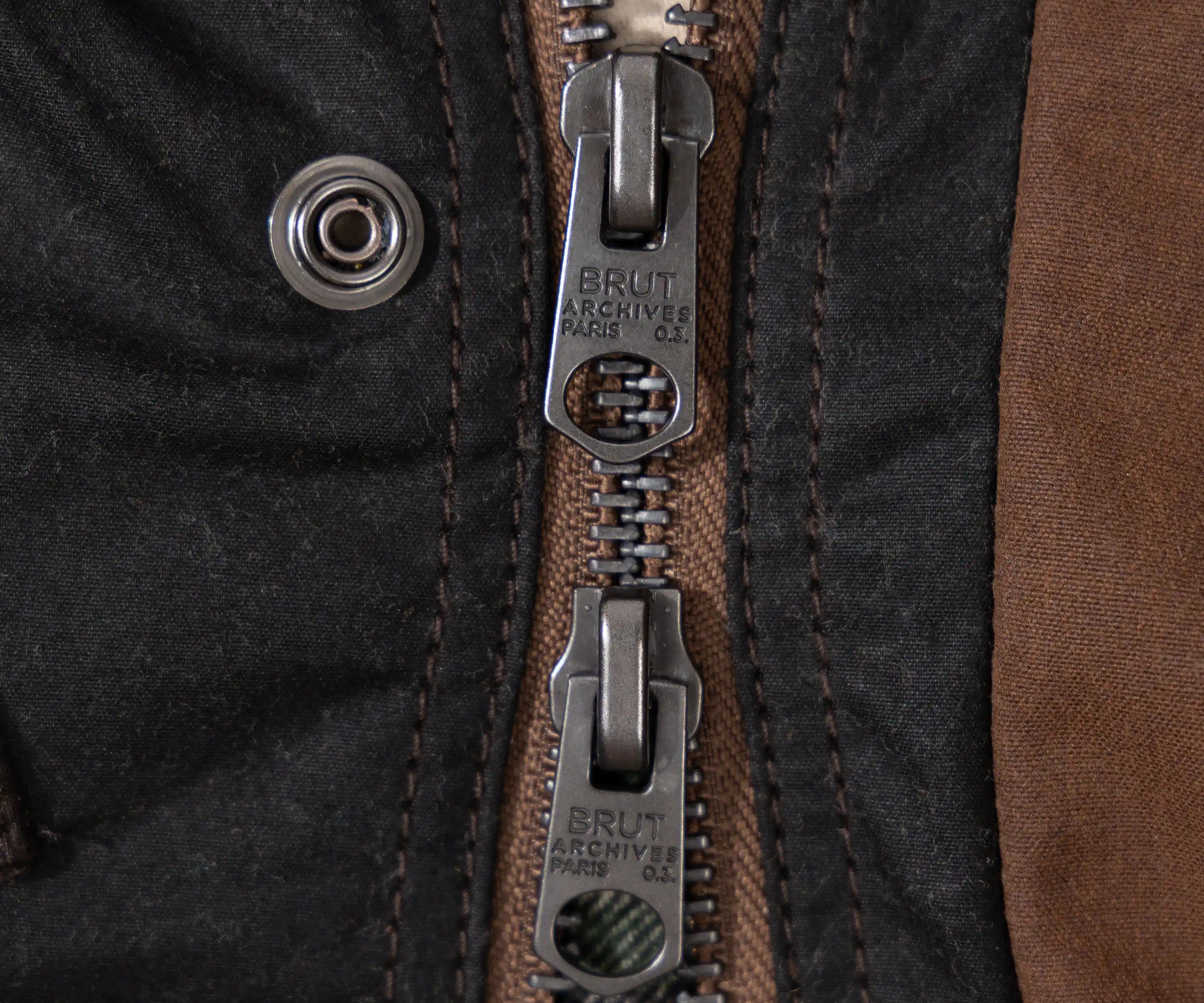 REWORK® TACTICAL WAX JACKET - N° 029 Coats & Jackets X-LARGE / BROWN - BRUT Clothing