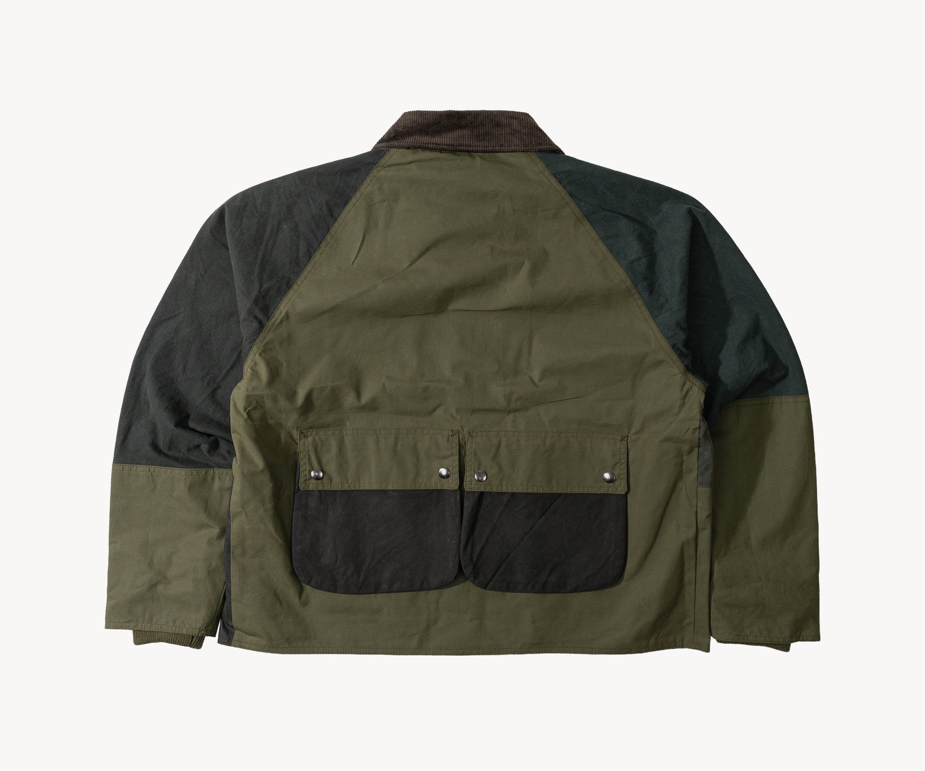 REWORK® FLY WAX JACKET - N° 035 Coats & Jackets LARGE / GREEN - BRUT Clothing