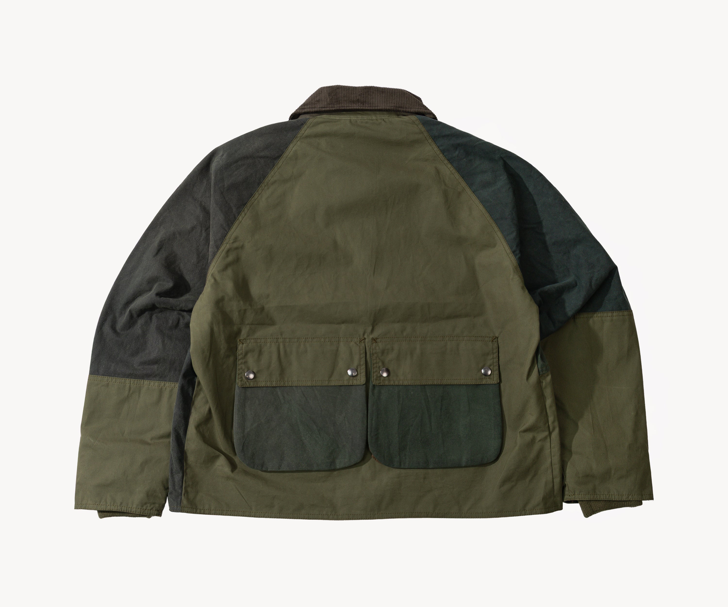 REWORK® FLY WAX JACKET - N° 036 Coats & Jackets LARGE / GREEN - BRUT Clothing
