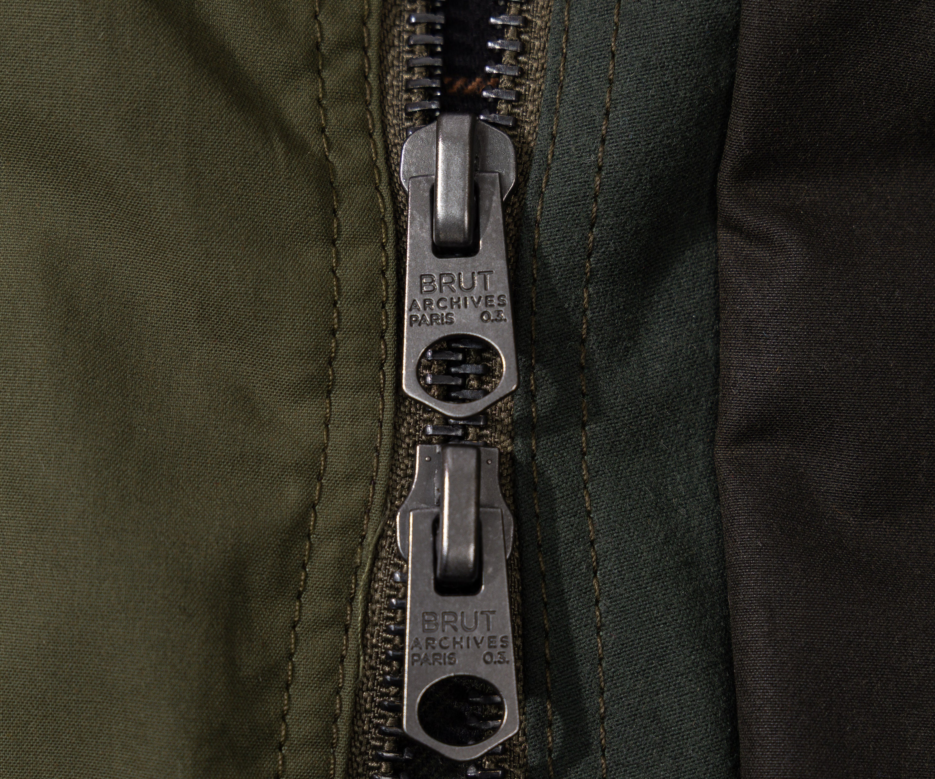 REWORK® FLY WAX JACKET - N° 037 Coats & Jackets LARGE / GREEN - BRUT Clothing