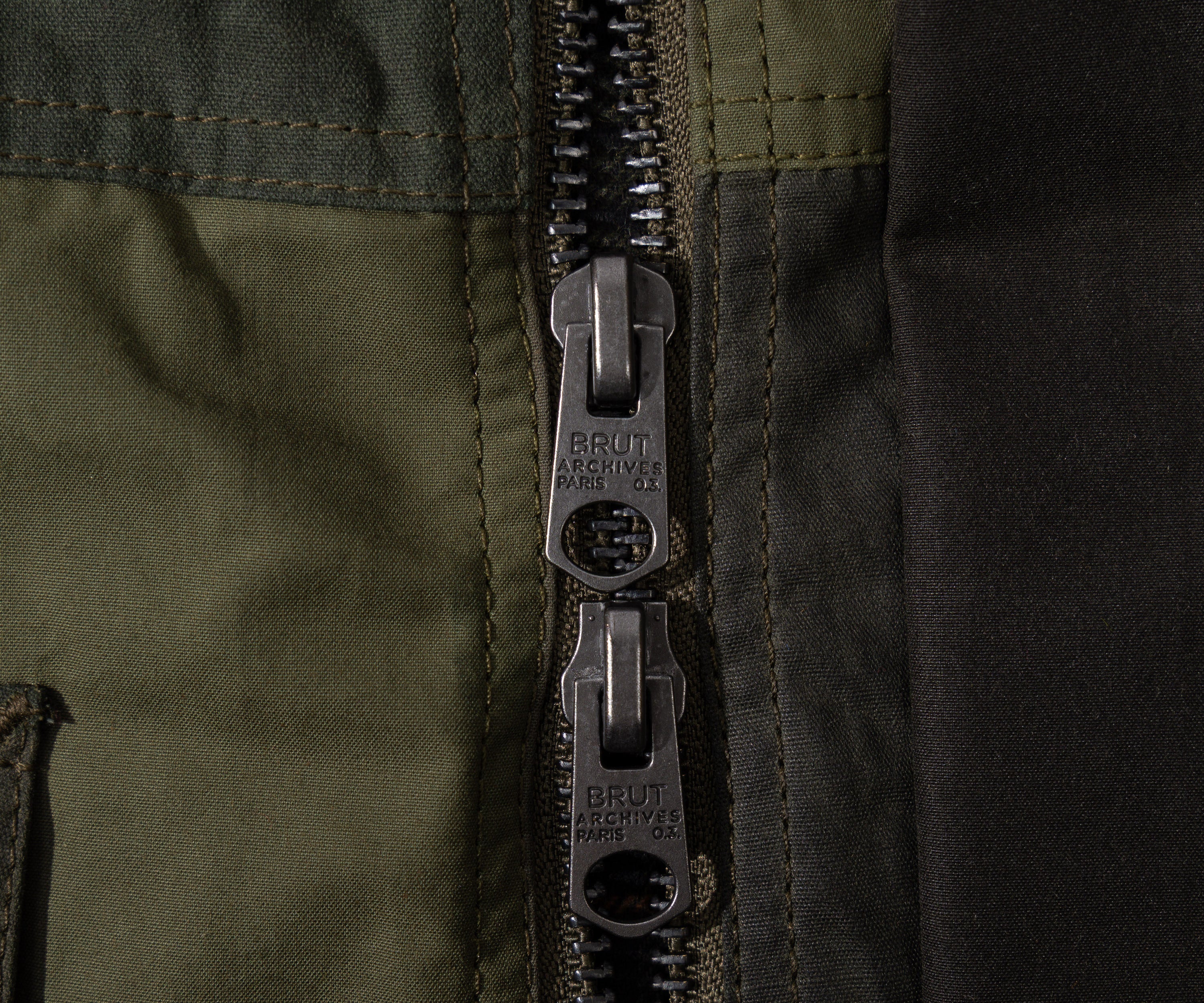 REWORK® FLY WAX JACKET - N° 034 Coats & Jackets LARGE / GREEN - BRUT Clothing
