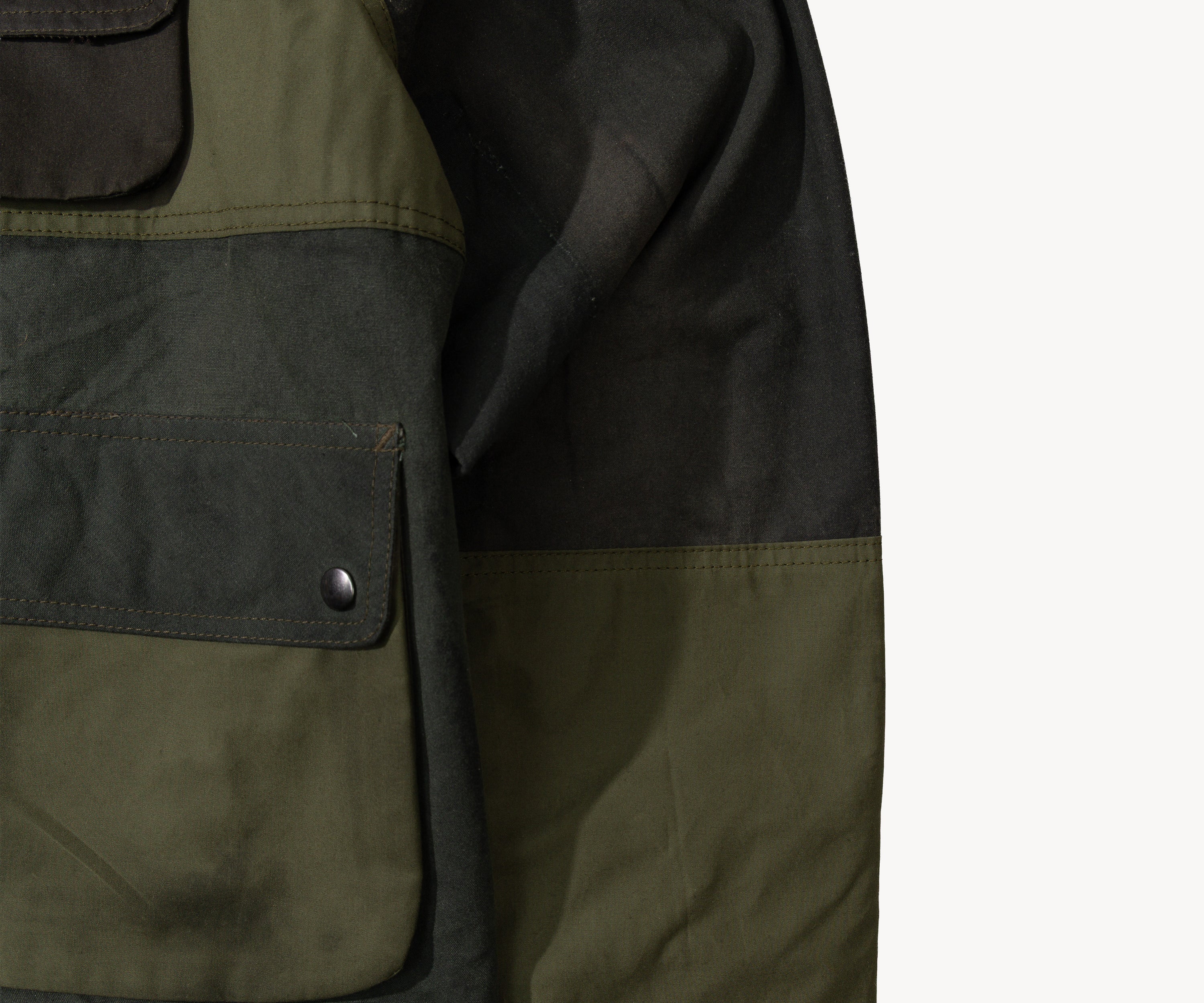 REWORK® FLY WAX JACKET - N° 042 Coats & Jackets LARGE / GREEN - BRUT Clothing