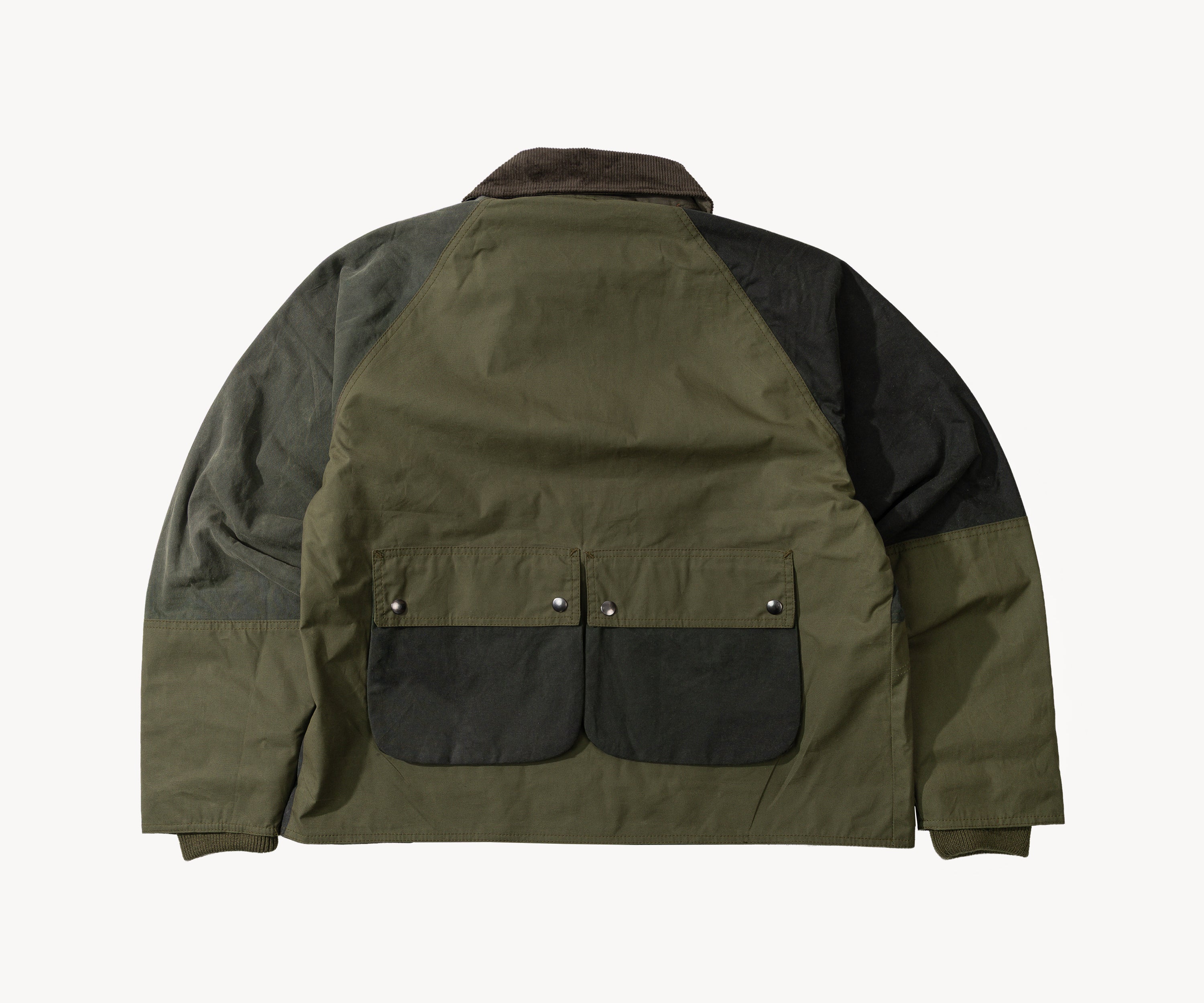 REWORK® FLY WAX JACKET - N° 034 Coats & Jackets LARGE / GREEN - BRUT Clothing