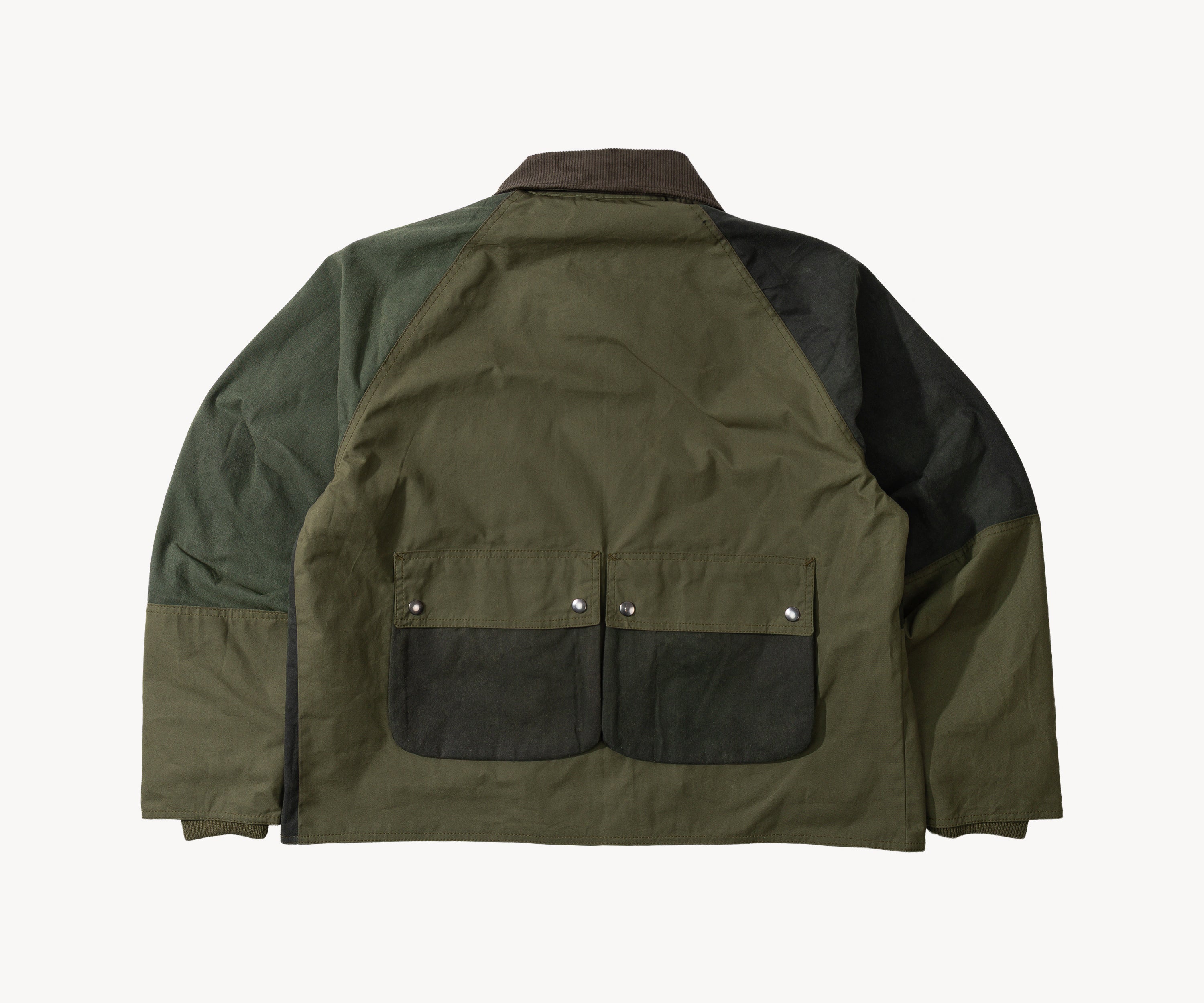REWORK® FLY WAX JACKET - N° 043 Coats & Jackets LARGE / GREEN - BRUT Clothing