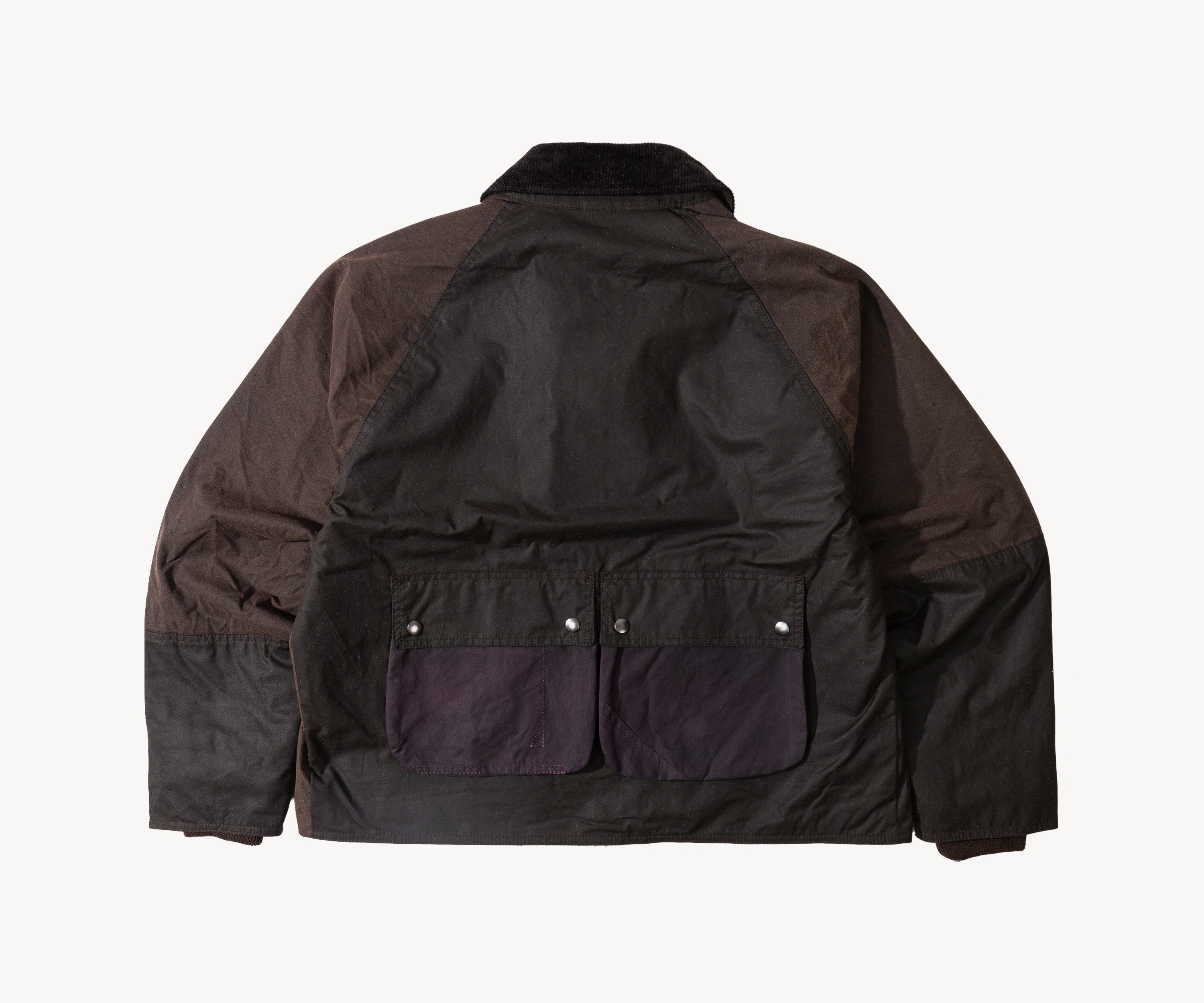 REWORK® FLY WAX JACKET - N° 045 Manteaux et vestes LARGE / MARRON - BRUT Clothing