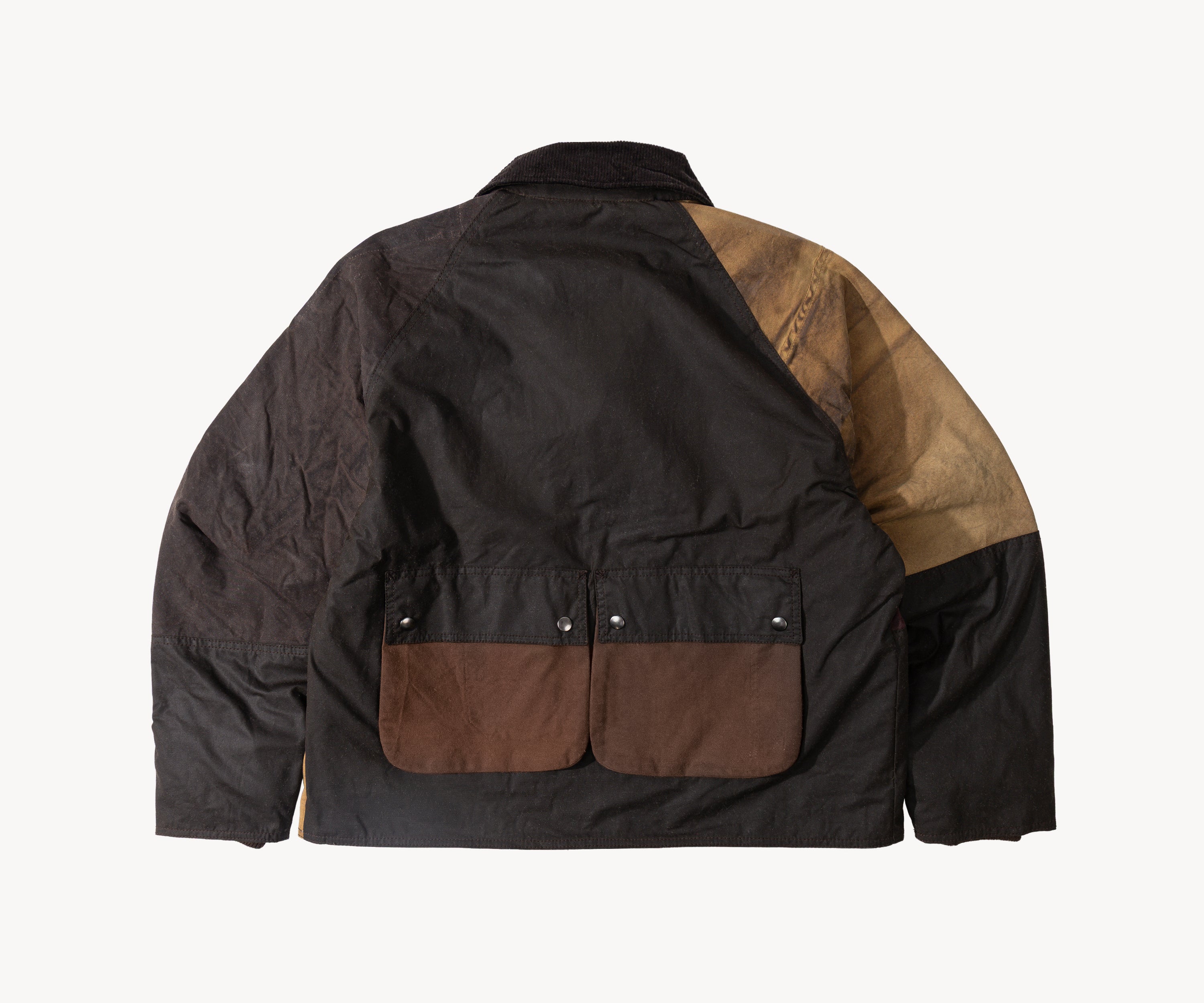 REWORK® FLY WAX JACKET - N° 046 Manteaux et vestes LARGE / MARRON - BRUT Clothing