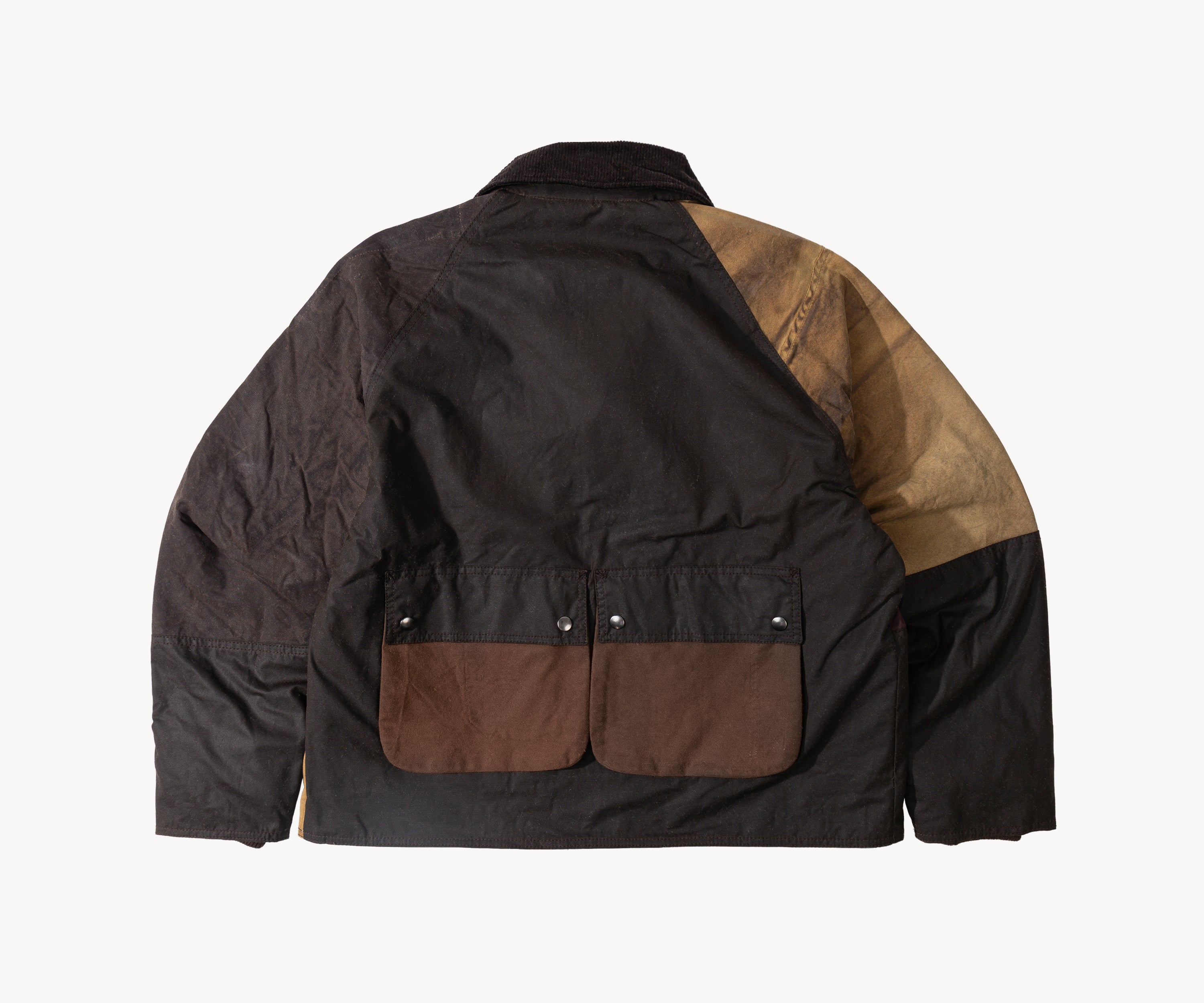 REWORK® FLY WAX JACKET - N° 046 Coats & Jackets LARGE / BROWN - BRUT Clothing