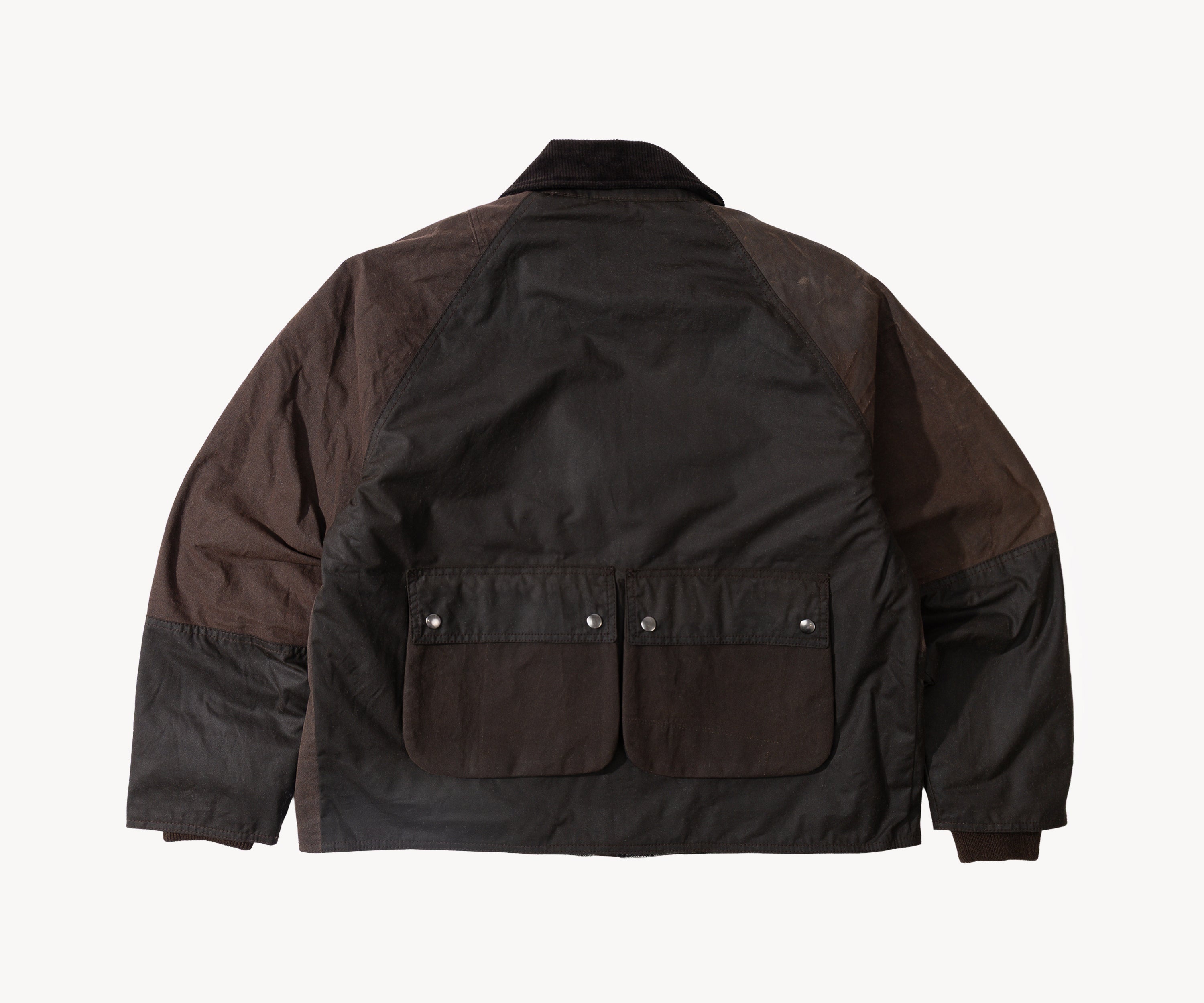 REWORK® FLY WAX JACKET- N° 047 Manteaux et vestes LARGE / MARRON - BRUT Clothing