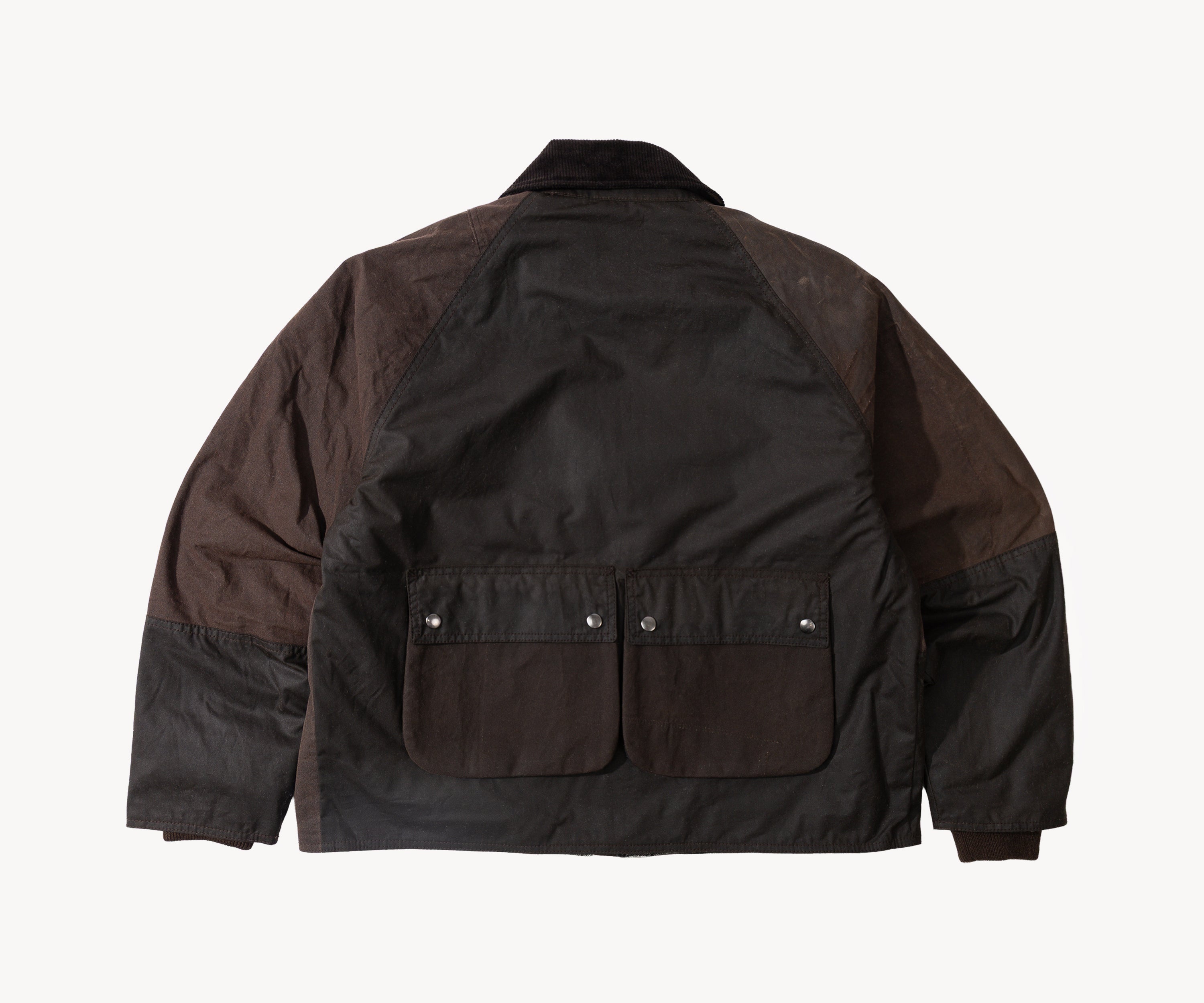 REWORK® FLY WAX JACKET - N° 047 Coats & Jackets LARGE / BROWN - BRUT Clothing