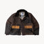 REWORK® FLY WAX JACKET - N° 048 Coats & Jackets LARGE / BROWN - BRUT Clothing