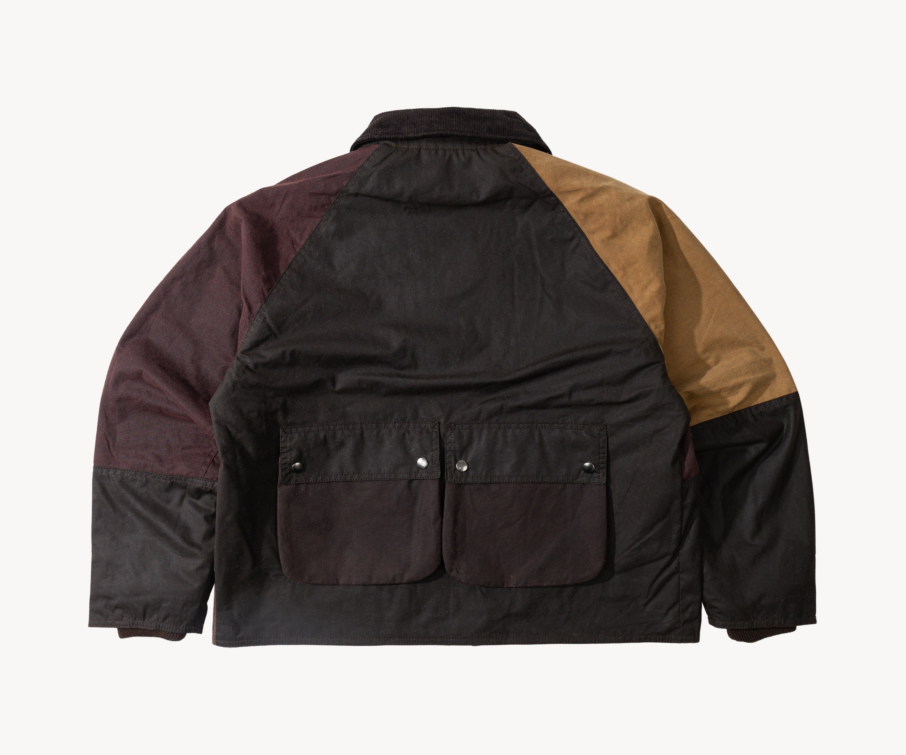 REWORK® FLY WAX JACKET - N° 044 Coats & Jackets LARGE / BROWN - BRUT Clothing