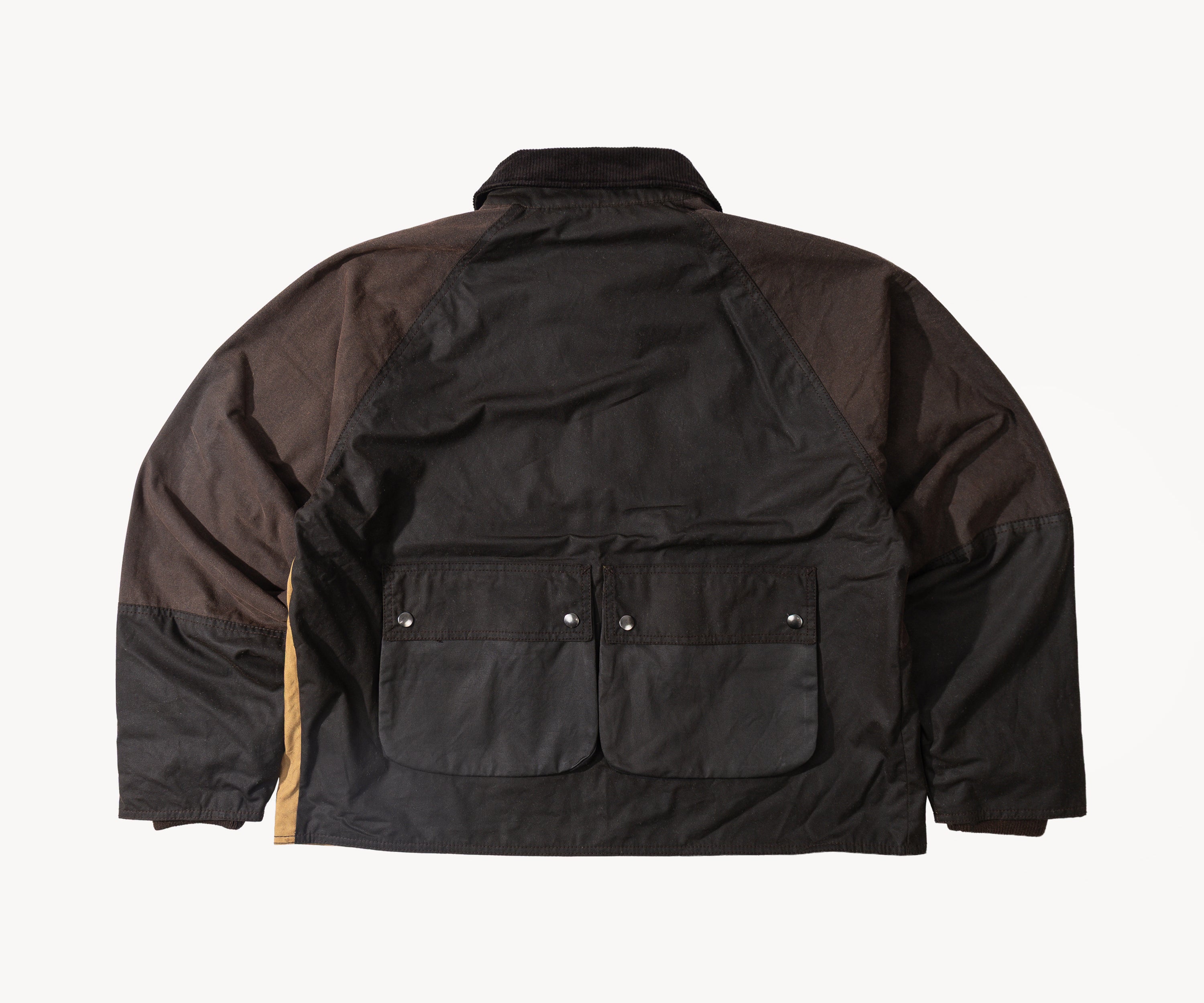 REWORK® FLY WAX JACKET - N° 053 Manteaux et vestes LARGE / MARRON - BRUT Clothing