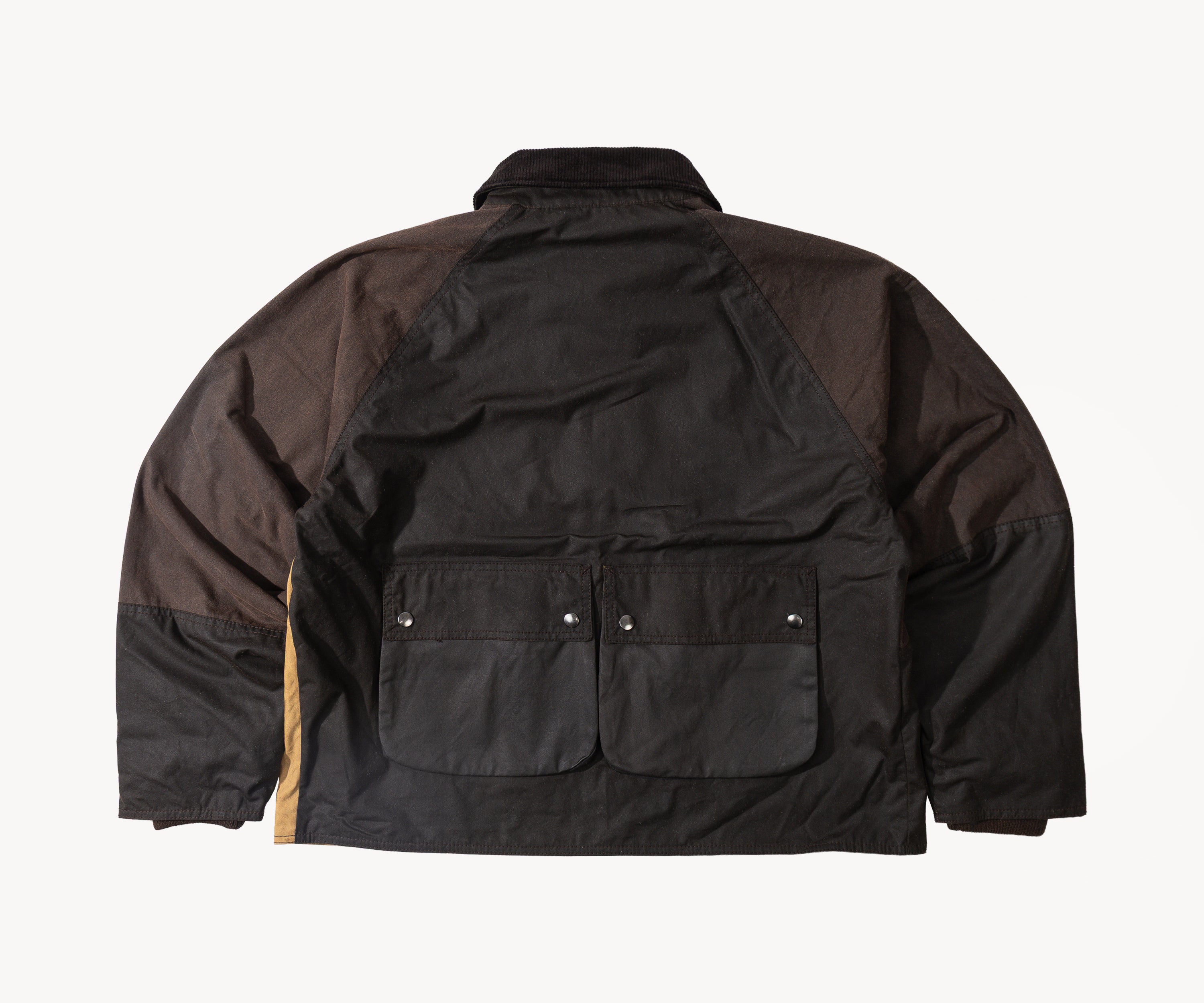 REWORK® FLY WAX JACKET - N° 053 Coats & Jackets LARGE / BROWN - BRUT Clothing